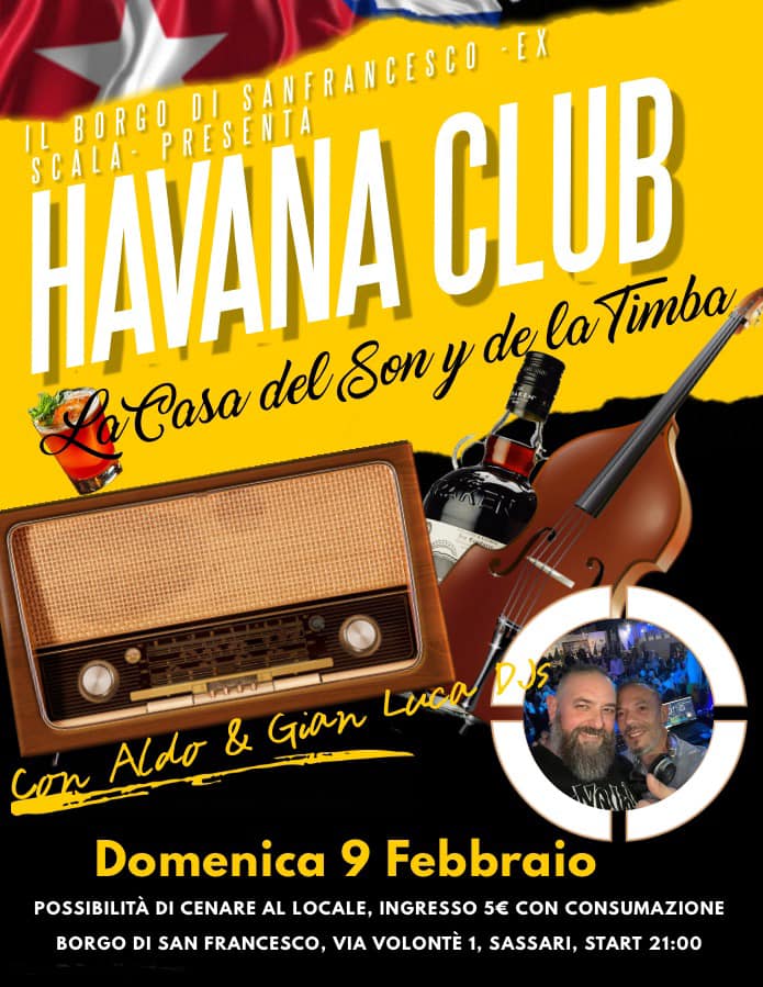 Havana club al borgo con Gian Luca e Aldo