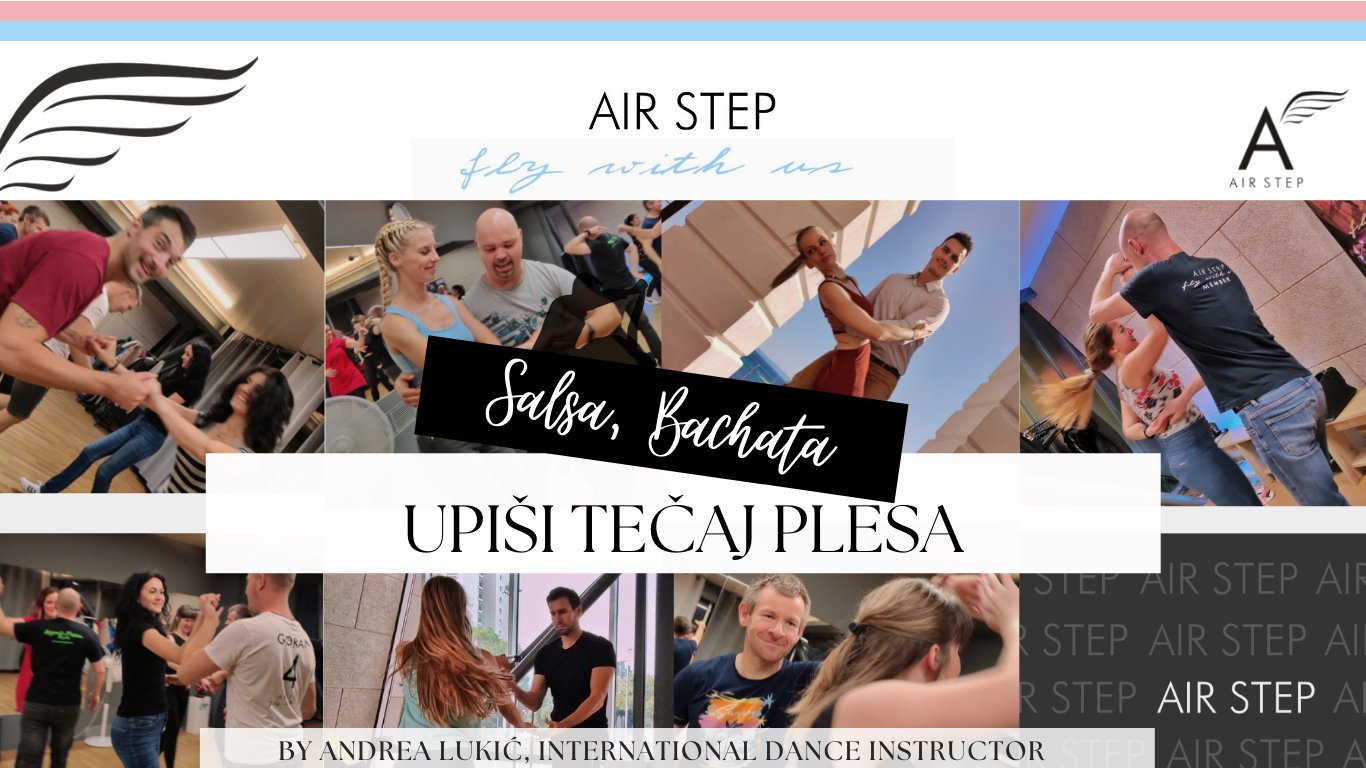 UPIŠI TEČAJ (ili trening) PLESA@AIRSTEP