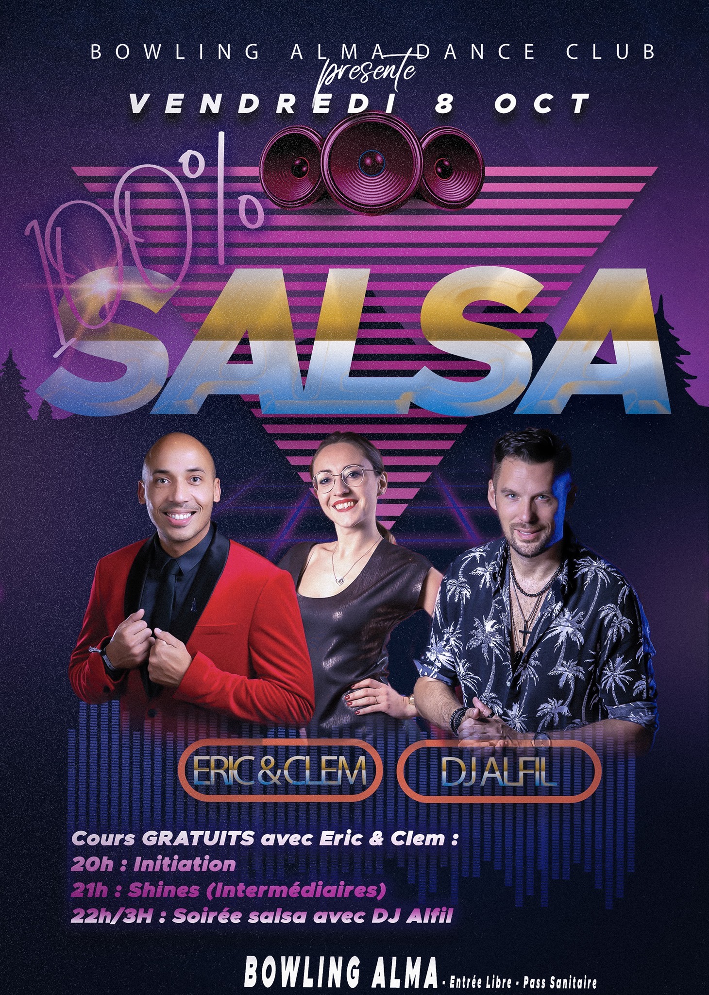 100% Salsa avec Eric&Clem : Cours + Soirée avec DJ Alfil (event public)