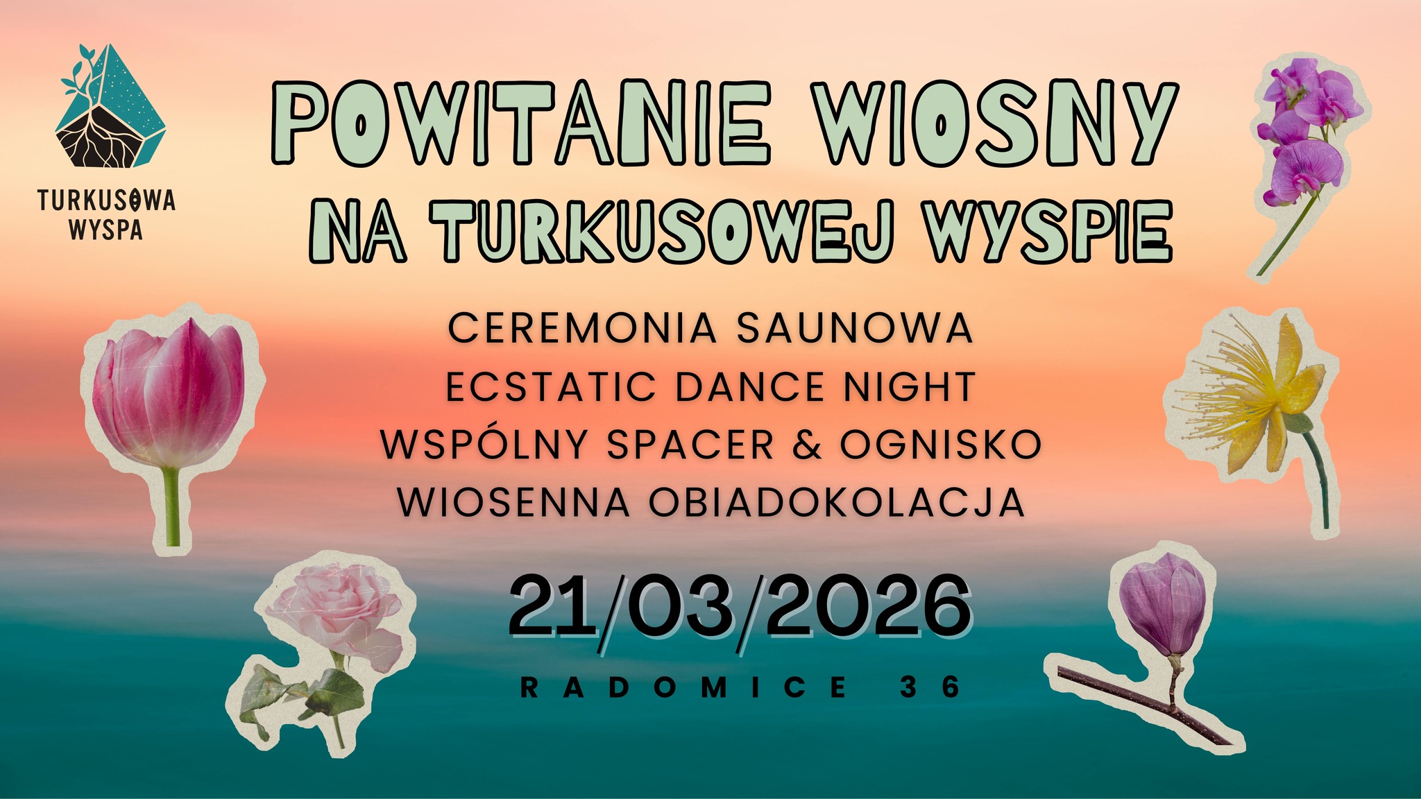 🌿🔥 POWITANIE WIOSNY: Ecstatic Dance sauna kolacja 🔥🌿