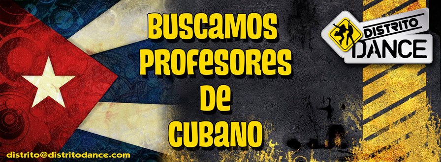 Buscamos profesores de Cubano...