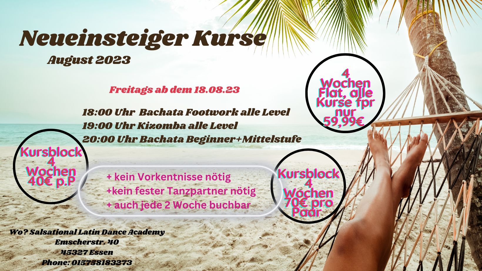 Tanzkurse für Neueinsteiger