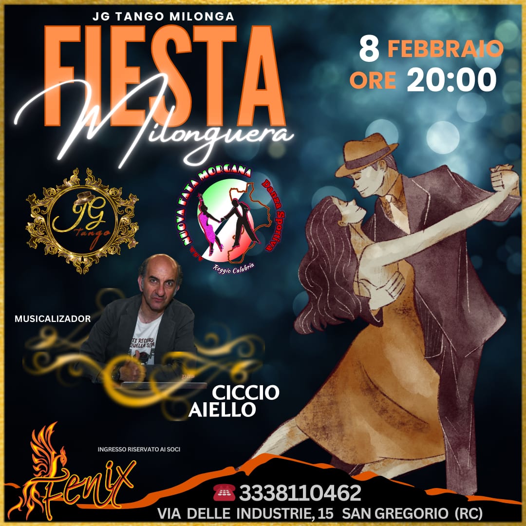FIESTA MILONGUERA - STAGES PREMILONGA Con CICCIO AIELLO