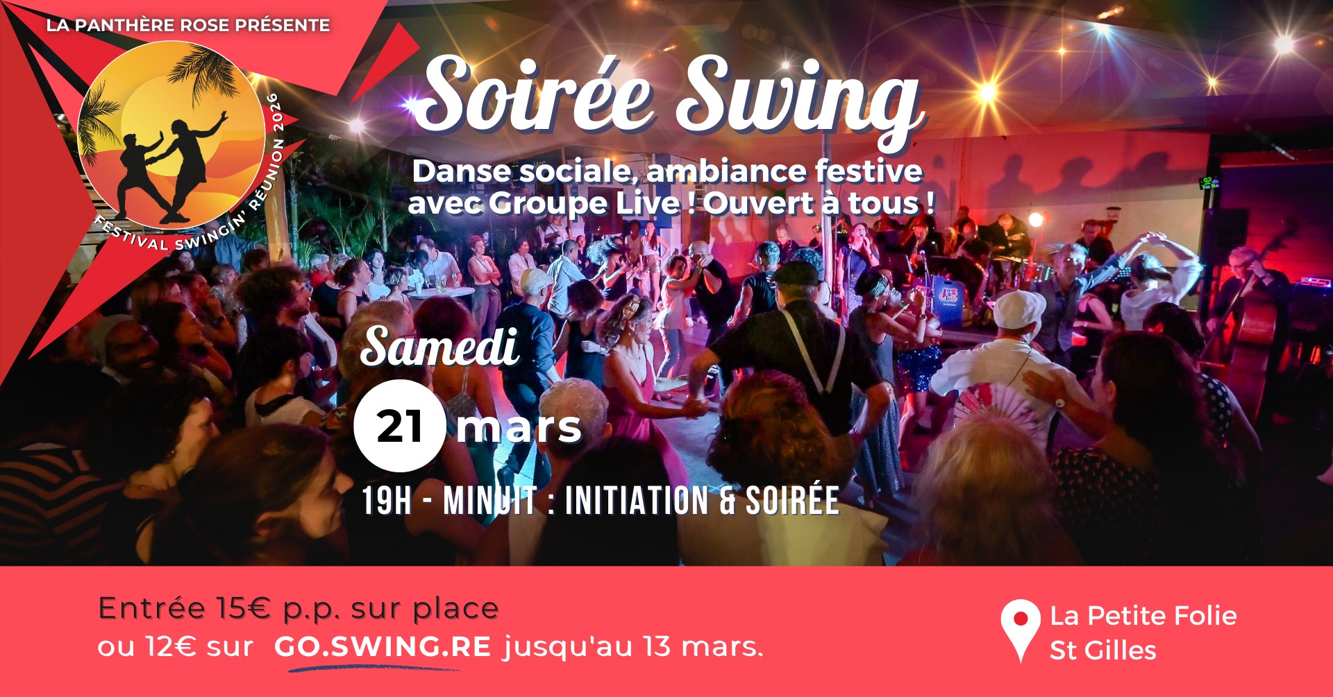 ★ BIG SOIRÉE SWING LIVE Festival Swingin' Réunion 2026