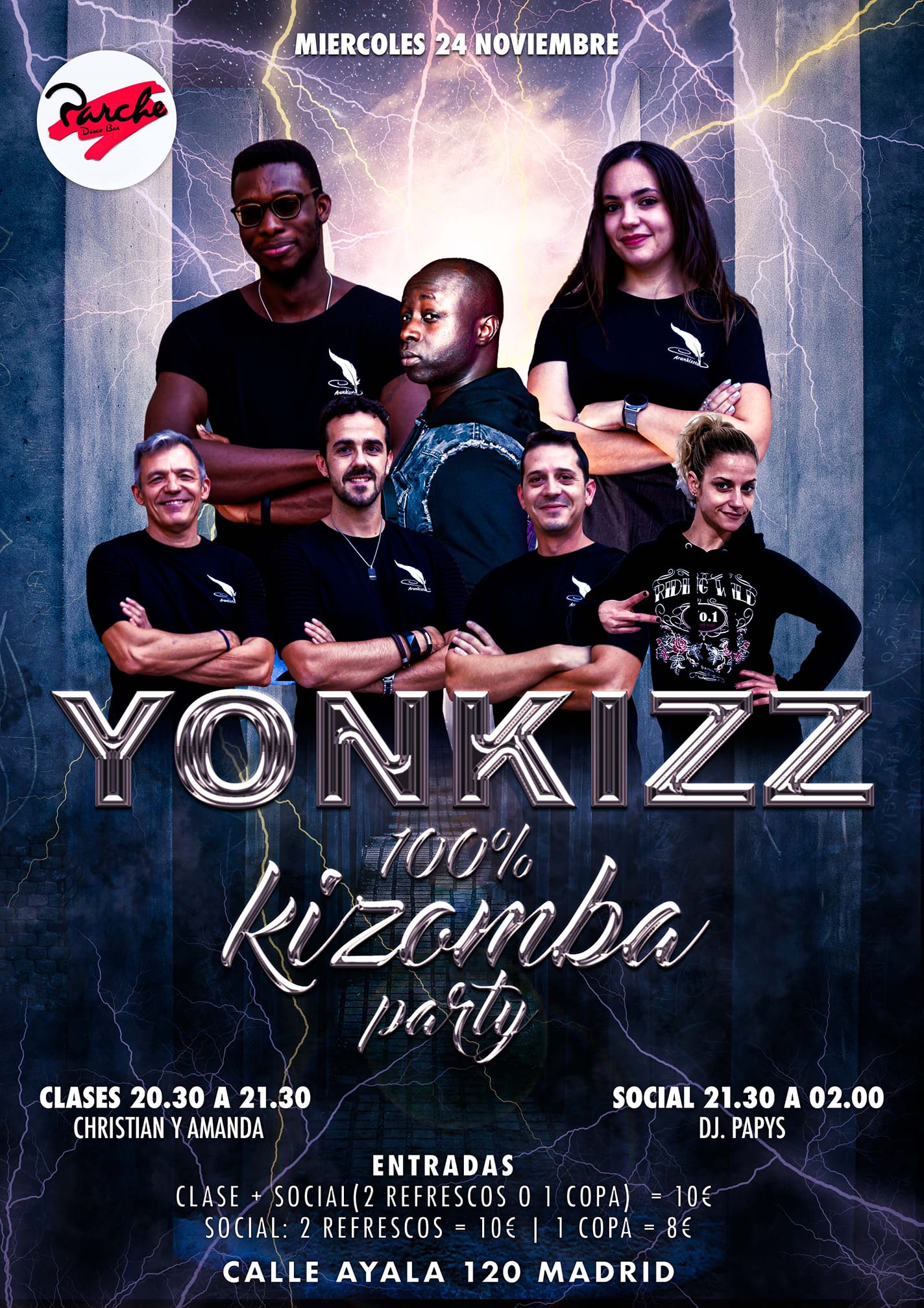 Yonkizz 100% Kizomba PARTY 24 Nov