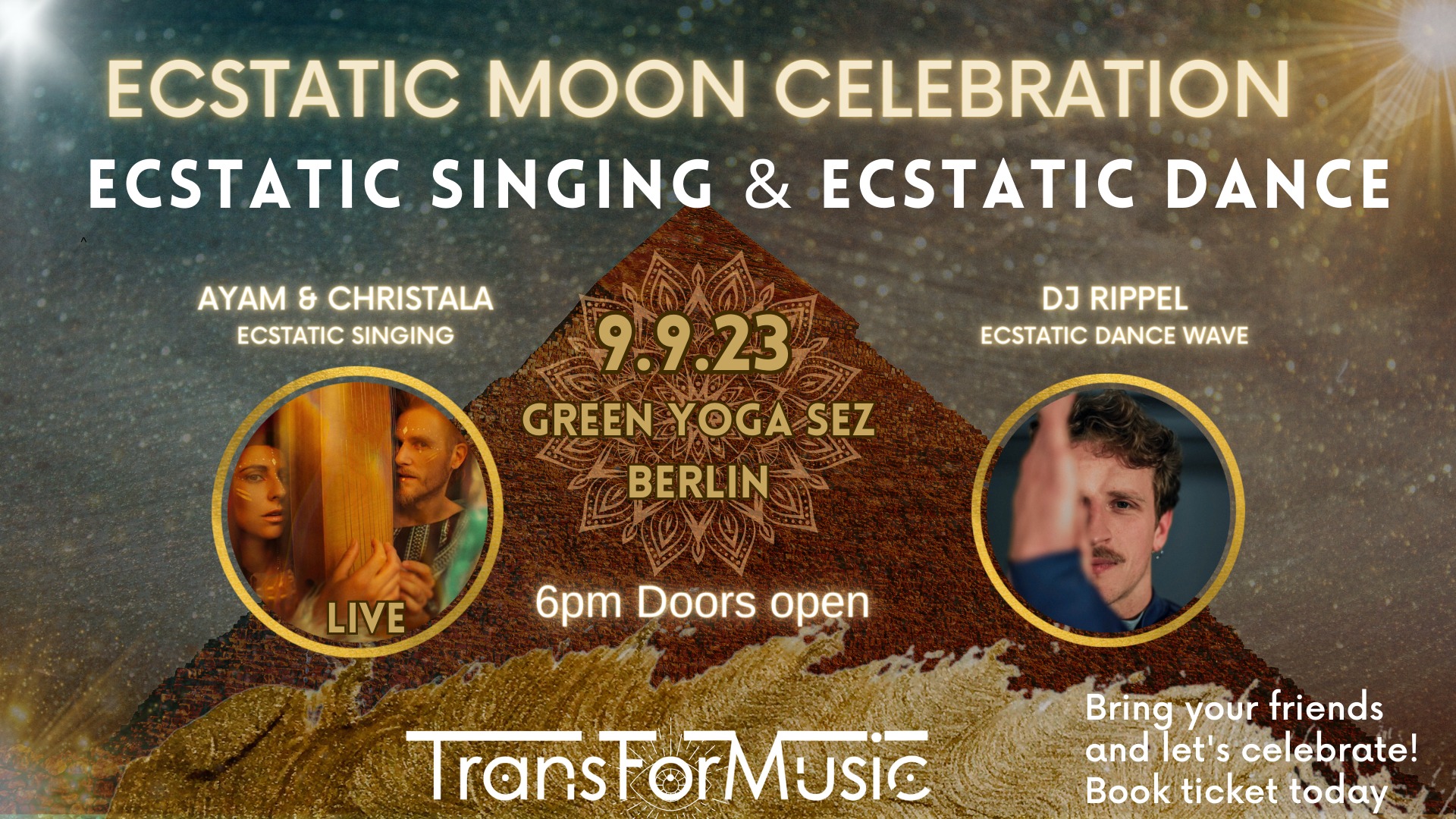 Ecstatic Moon Celebration - Cacao Dance & Ecstatic Singing Concert