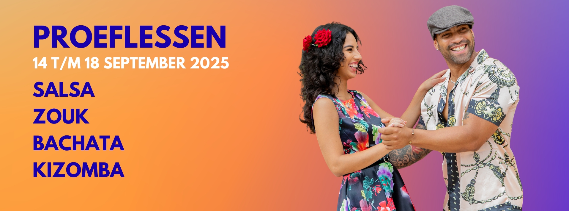 Proeflessen Salsa - Bachata - Zouk - Kizomba