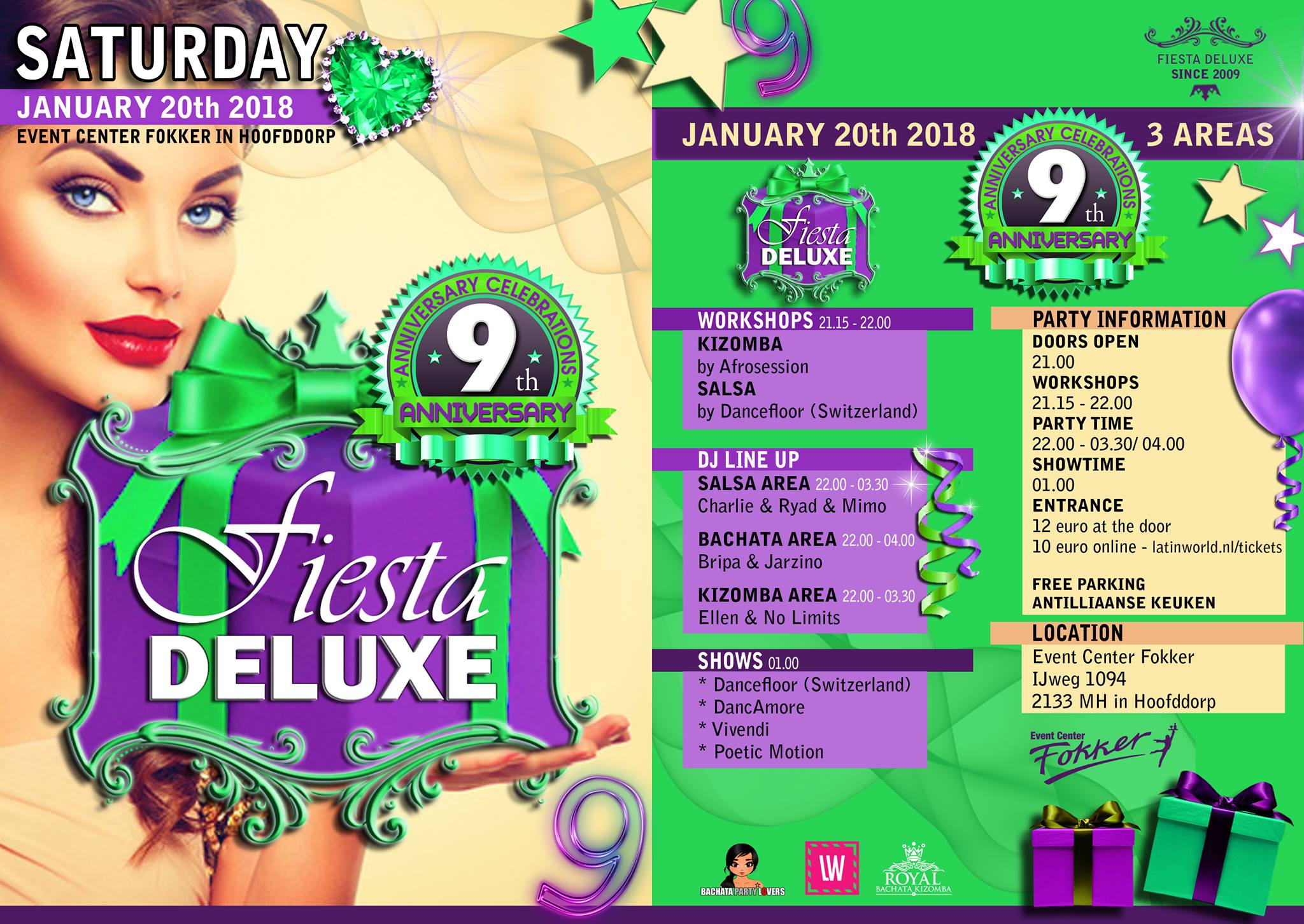Fiesta Deluxe - 9th Anniversary (3 AREAS)