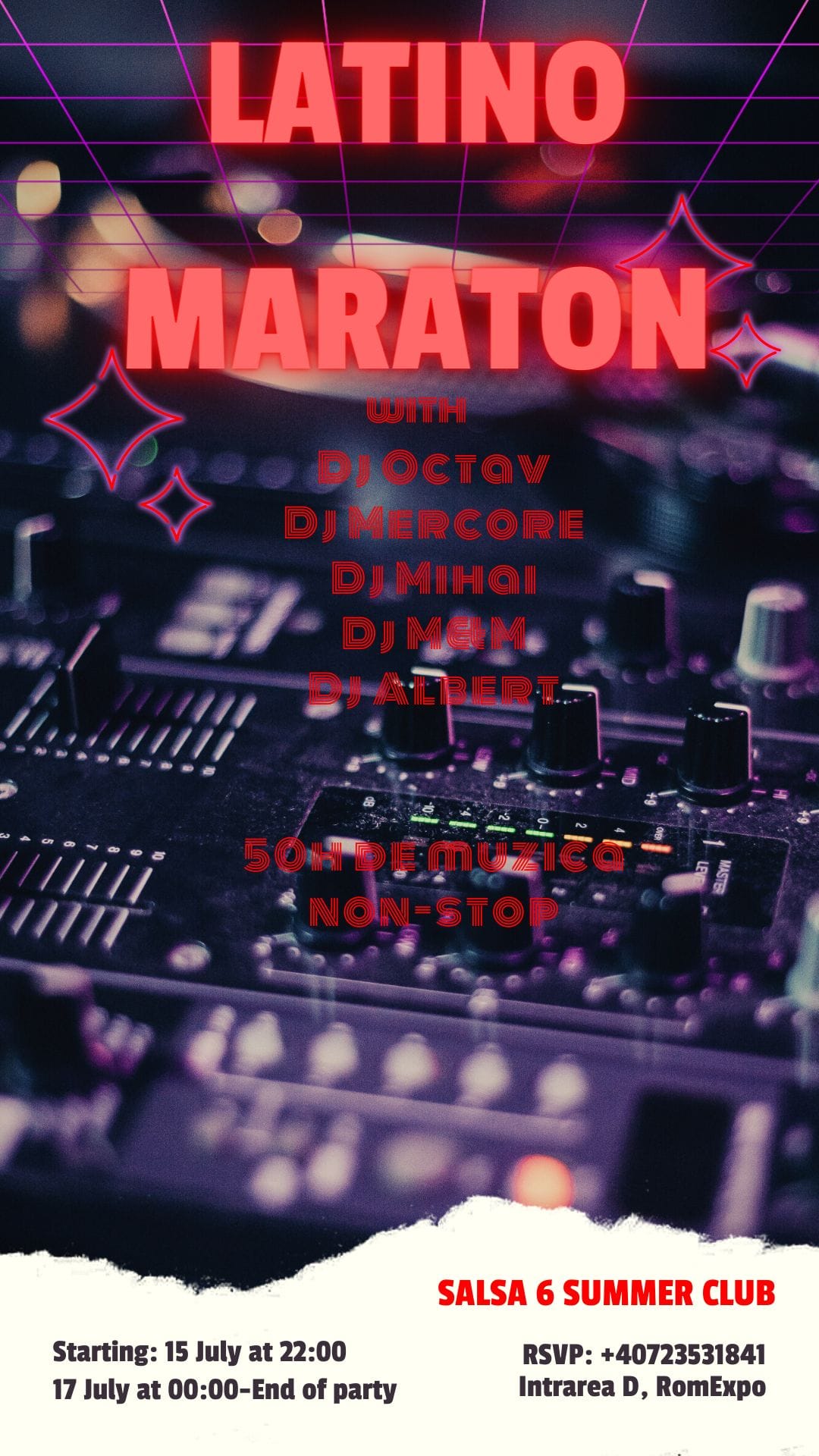 LATINO MARATON in Salsa 6 Summer Club