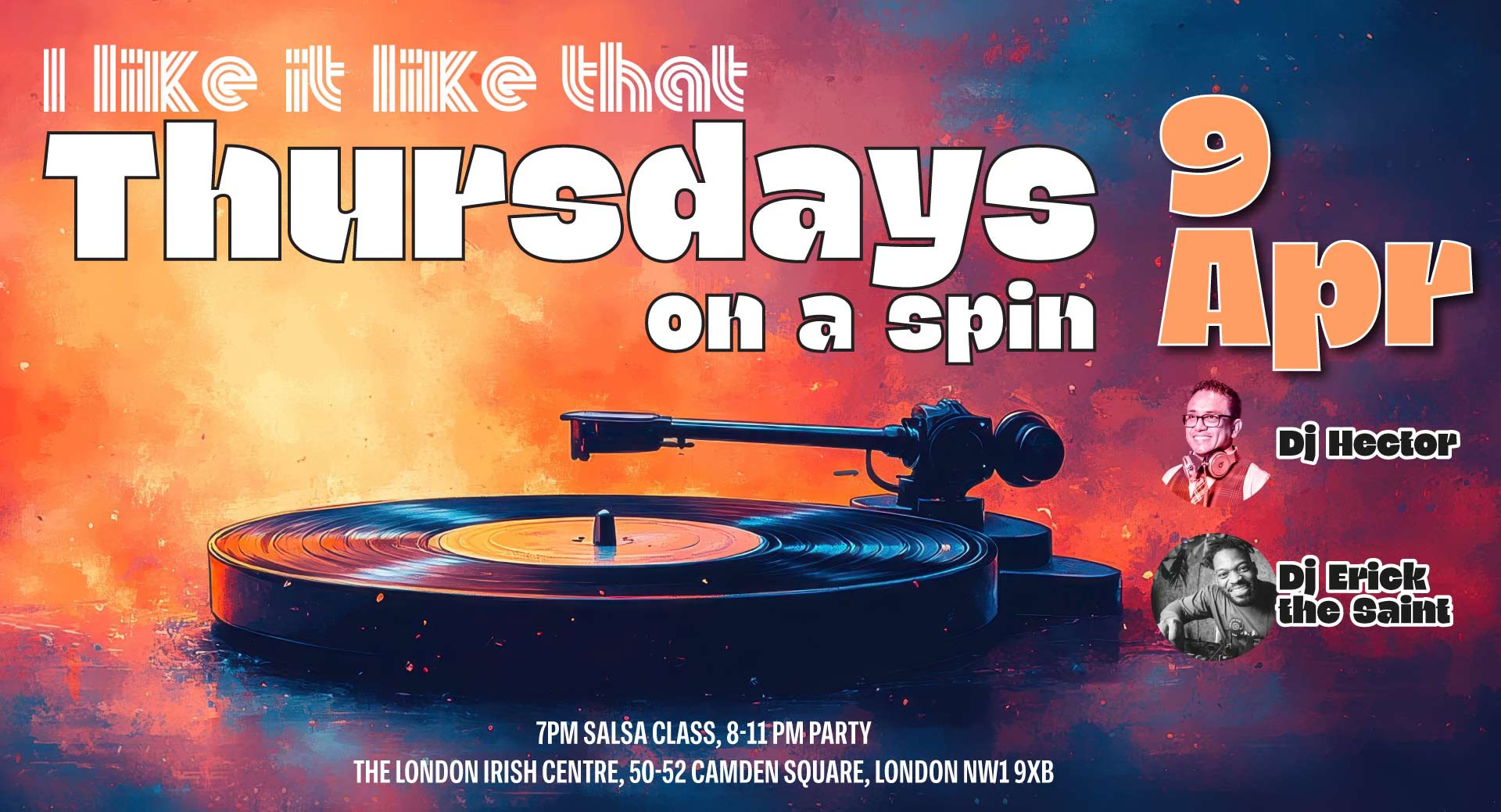 Thursdays on a spin with Dj Hector and Erick