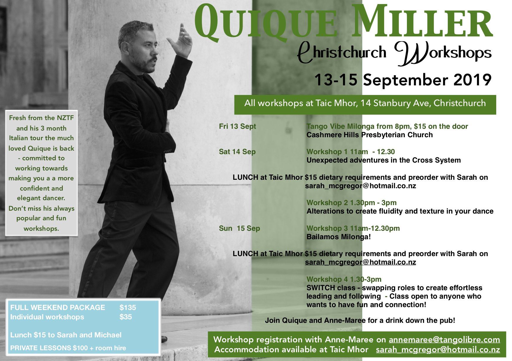 Quique Miller in Christchurch!