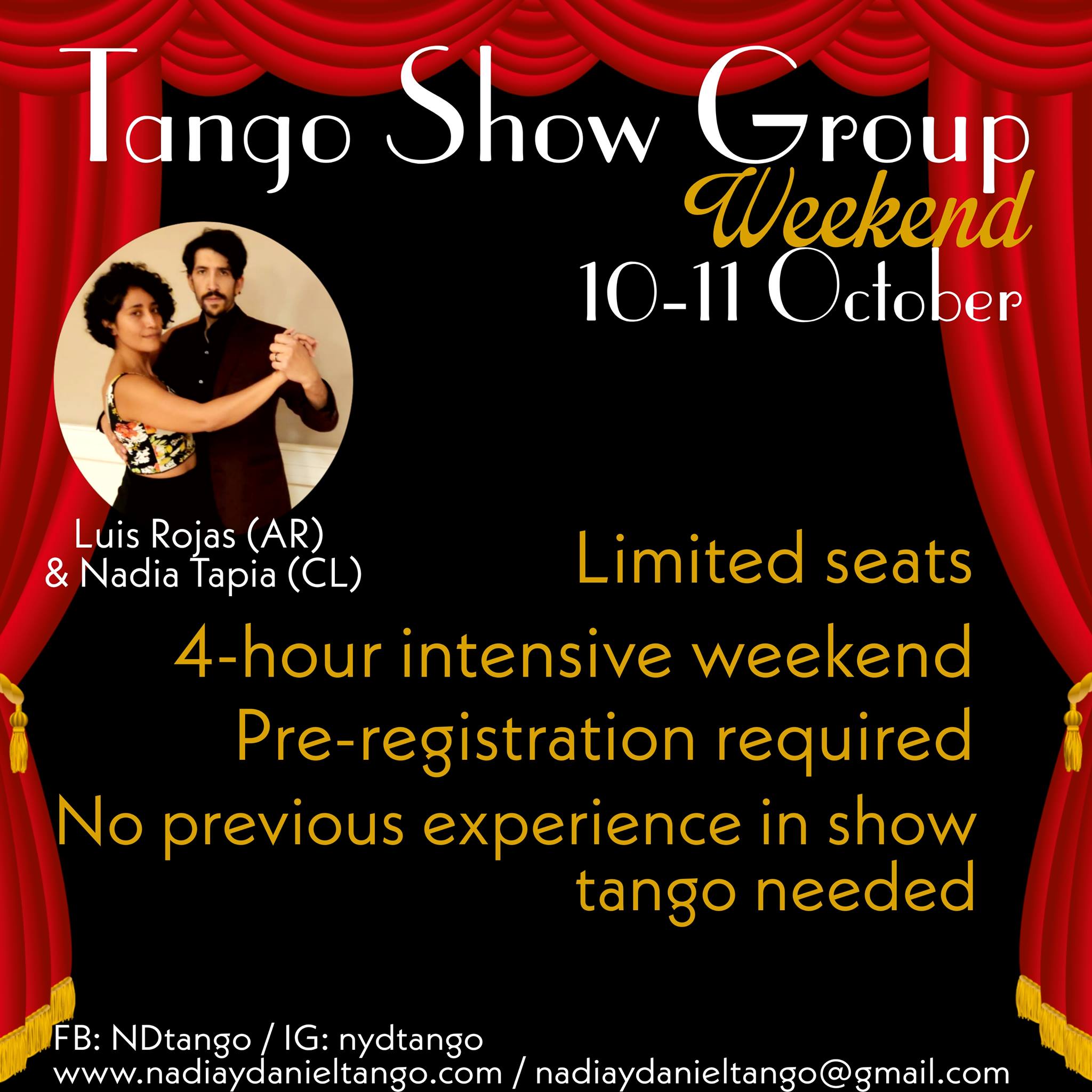 Argentine Tango Show Group Wknd