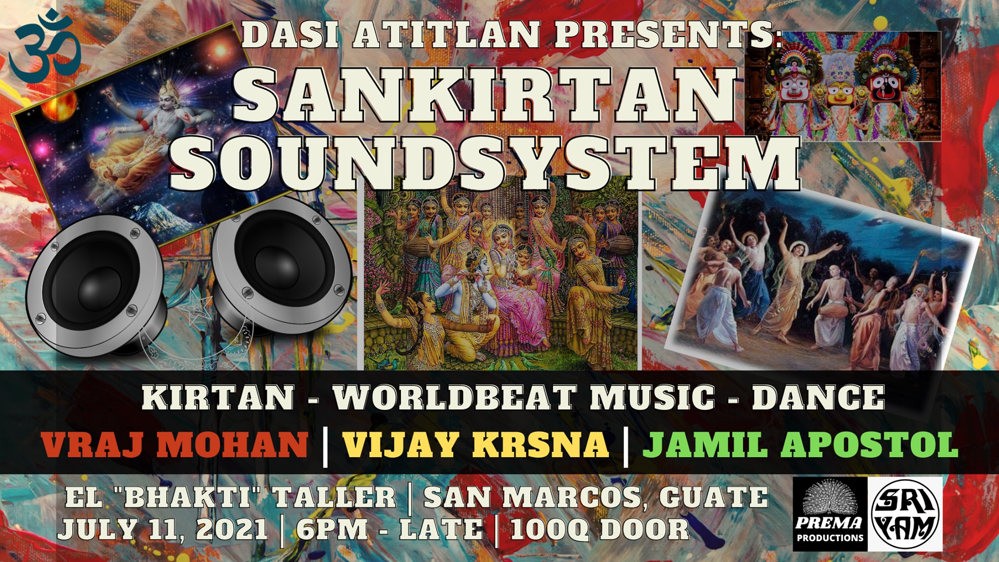 SANKIRTAN SOUNDSYSYTEM @SAN MARCOS LA LAGUNA