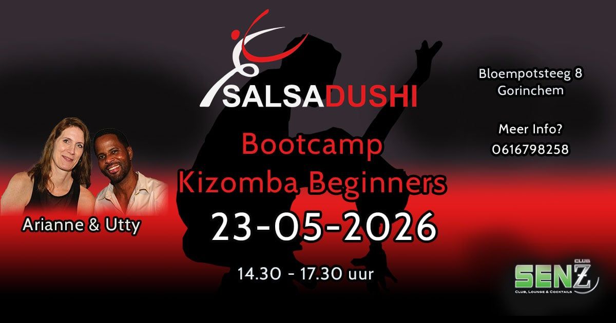 Bootcamp Kizomba Beginners Zaterdag 23 Mei
