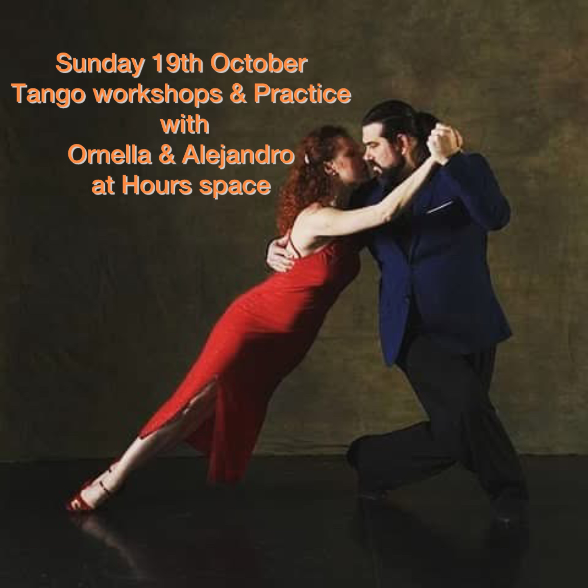 ‘Sunday Tango Workshops ’ & Practice💃 🪗🎻 with Ornella & Alejandro at HOURS