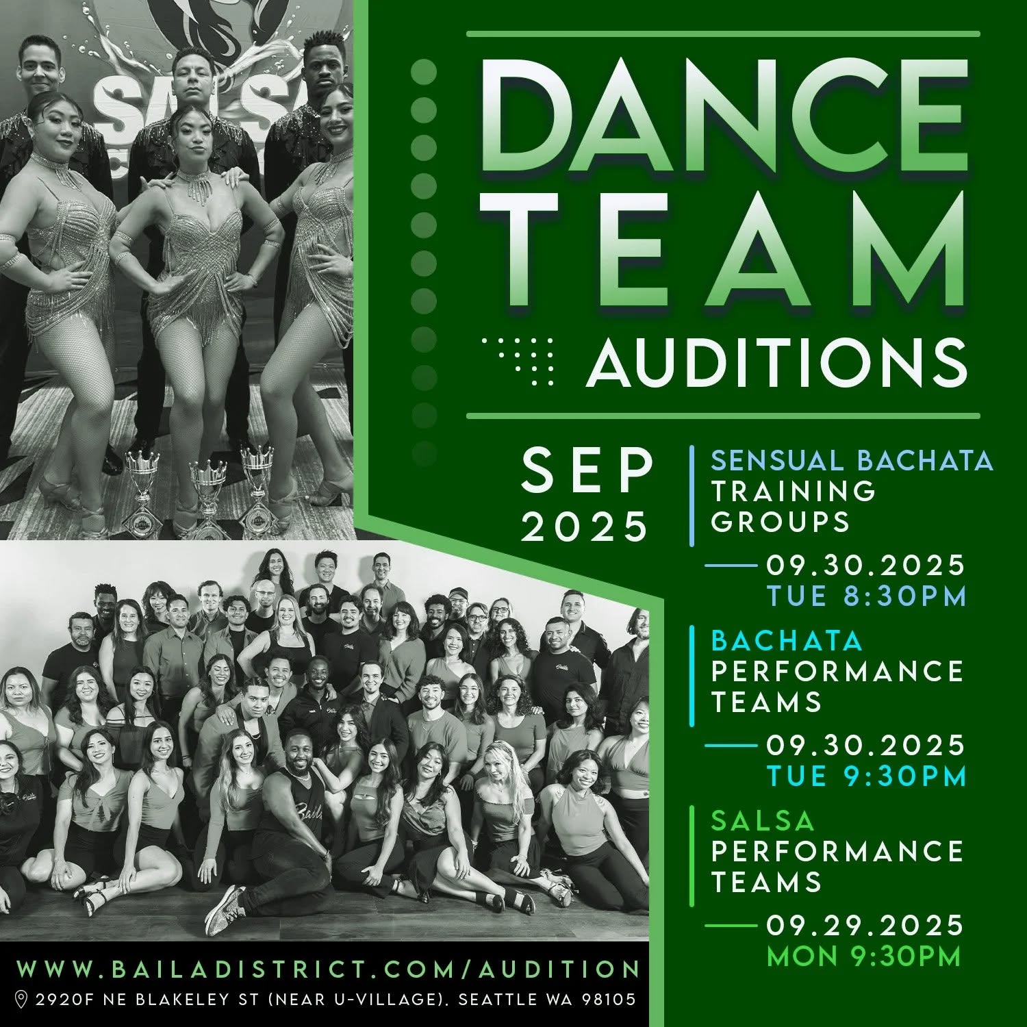 Baila District Fall 2025 Dance Team Auditions