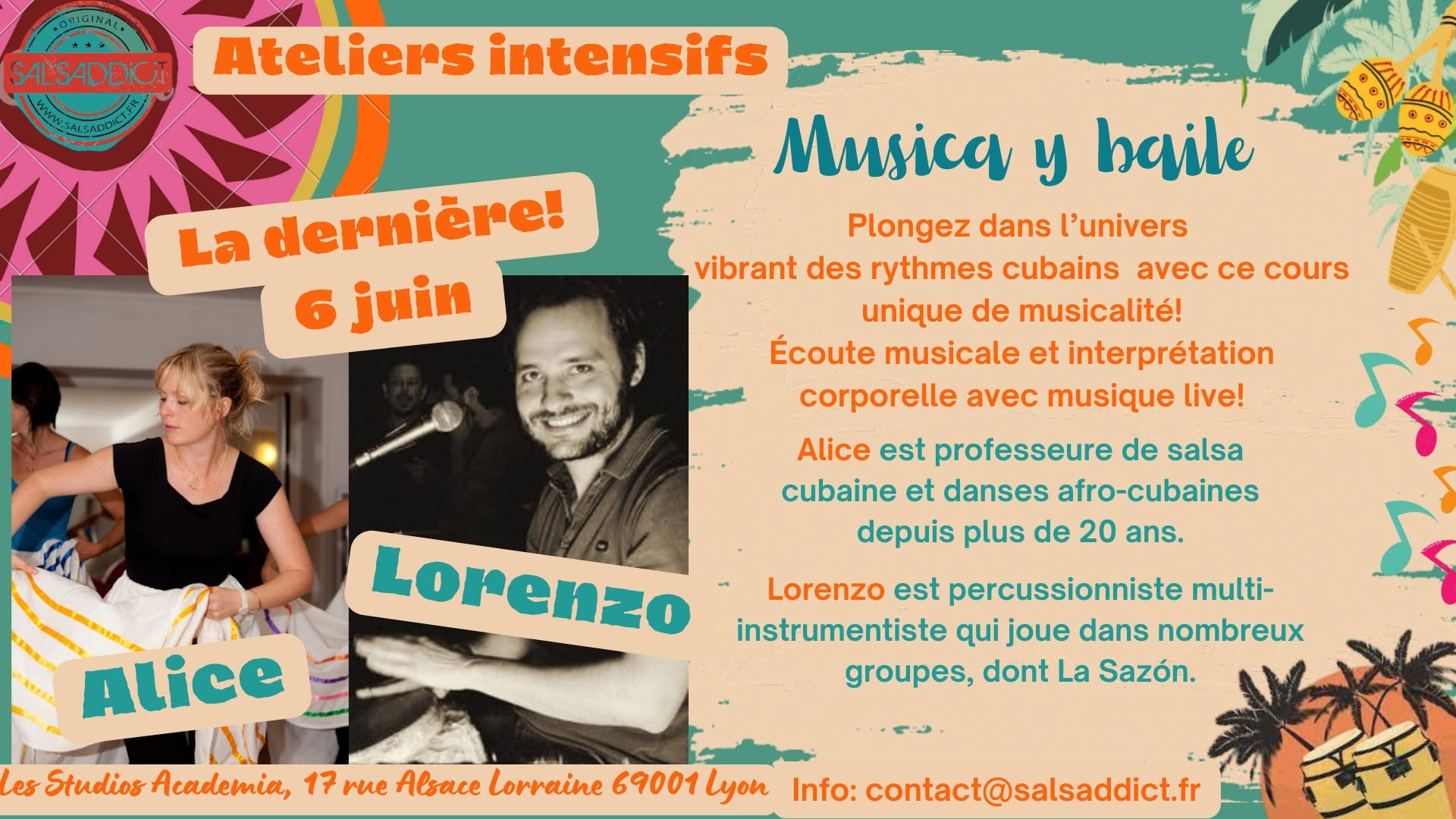 Ateliers intensifs Musica y baile - Dernière séance !