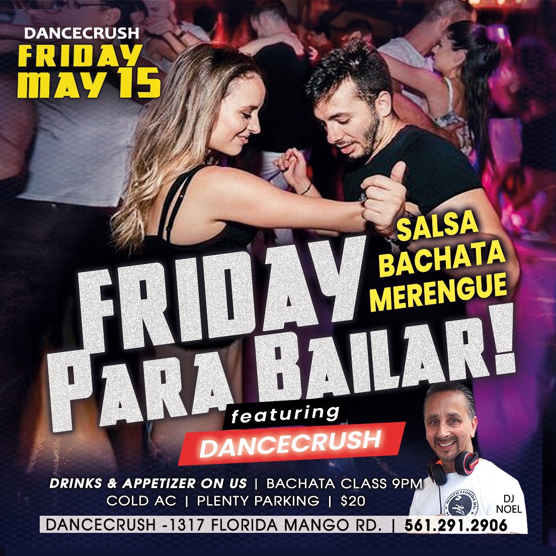 Latin dance night in West Palm Beach - Dance Crush ❤️