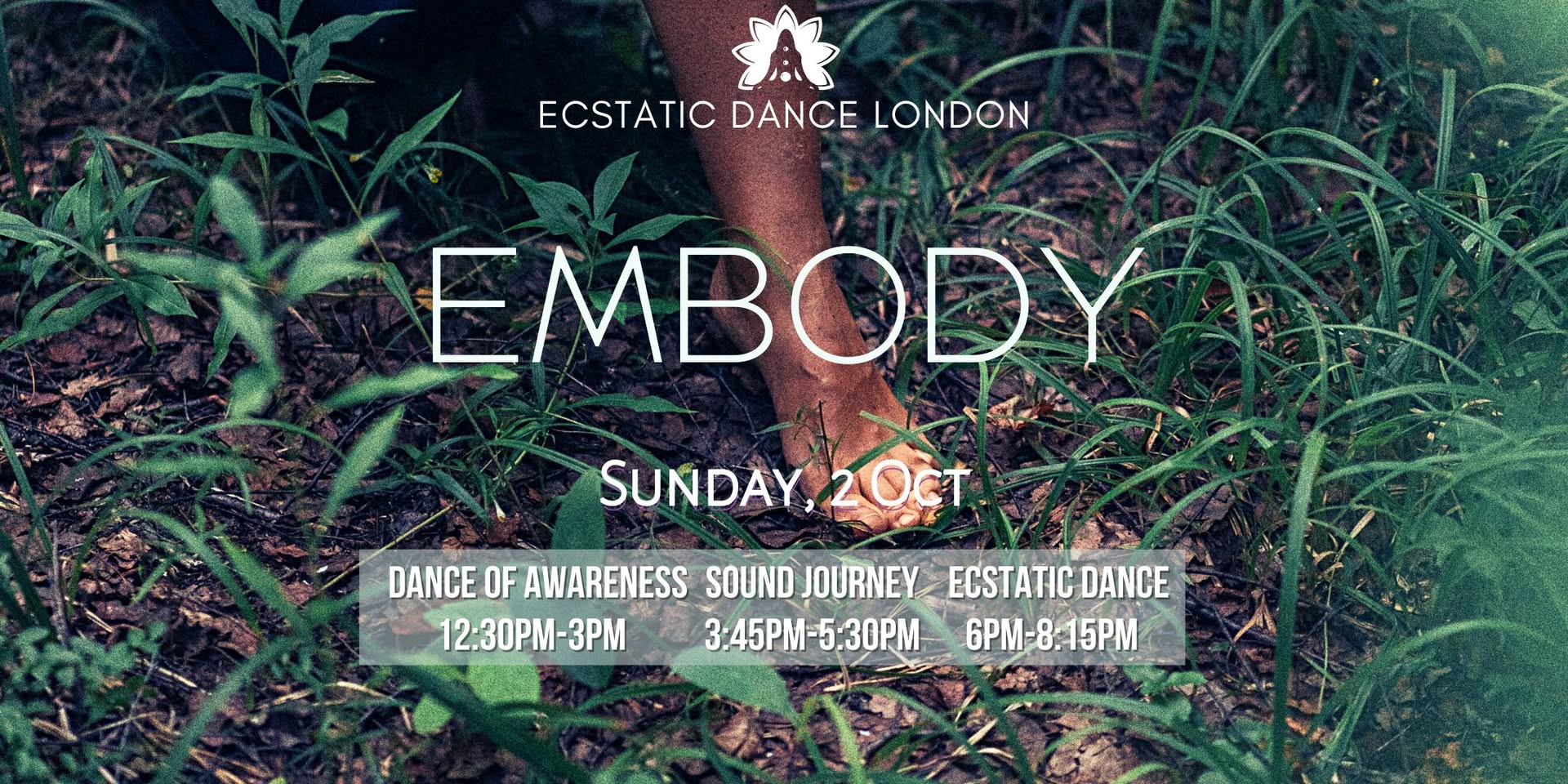EMBODY - Dance of Awareness, Sound Journey & Ecstatic Dance + Cacao