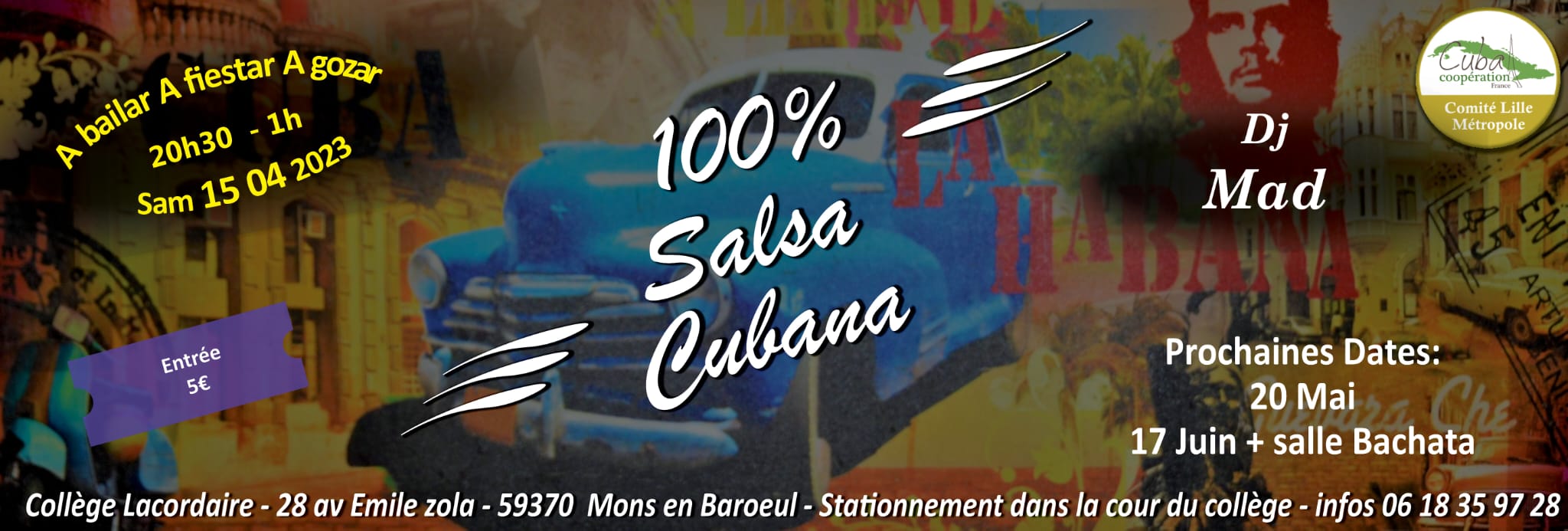100% Salsa Cubana por CubaCoop Lille