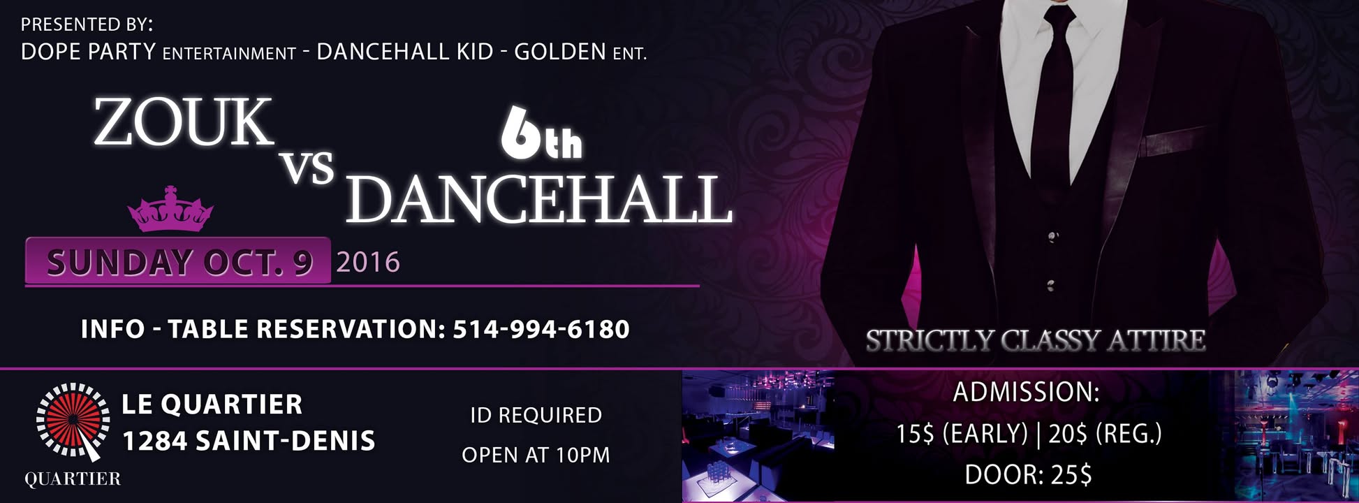 Zouk vs Dancehall 6 ★ Strictly Classy Attire.
