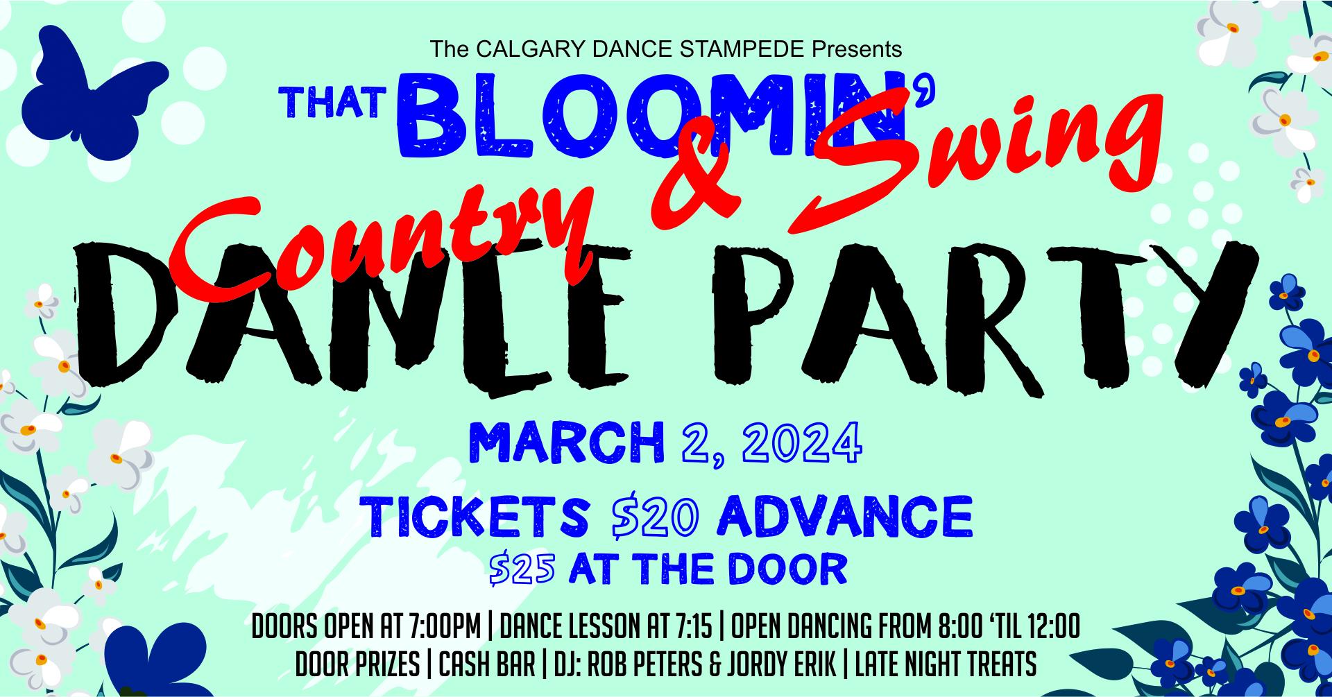 2024 Bloomin' Country & Swing Dance Party