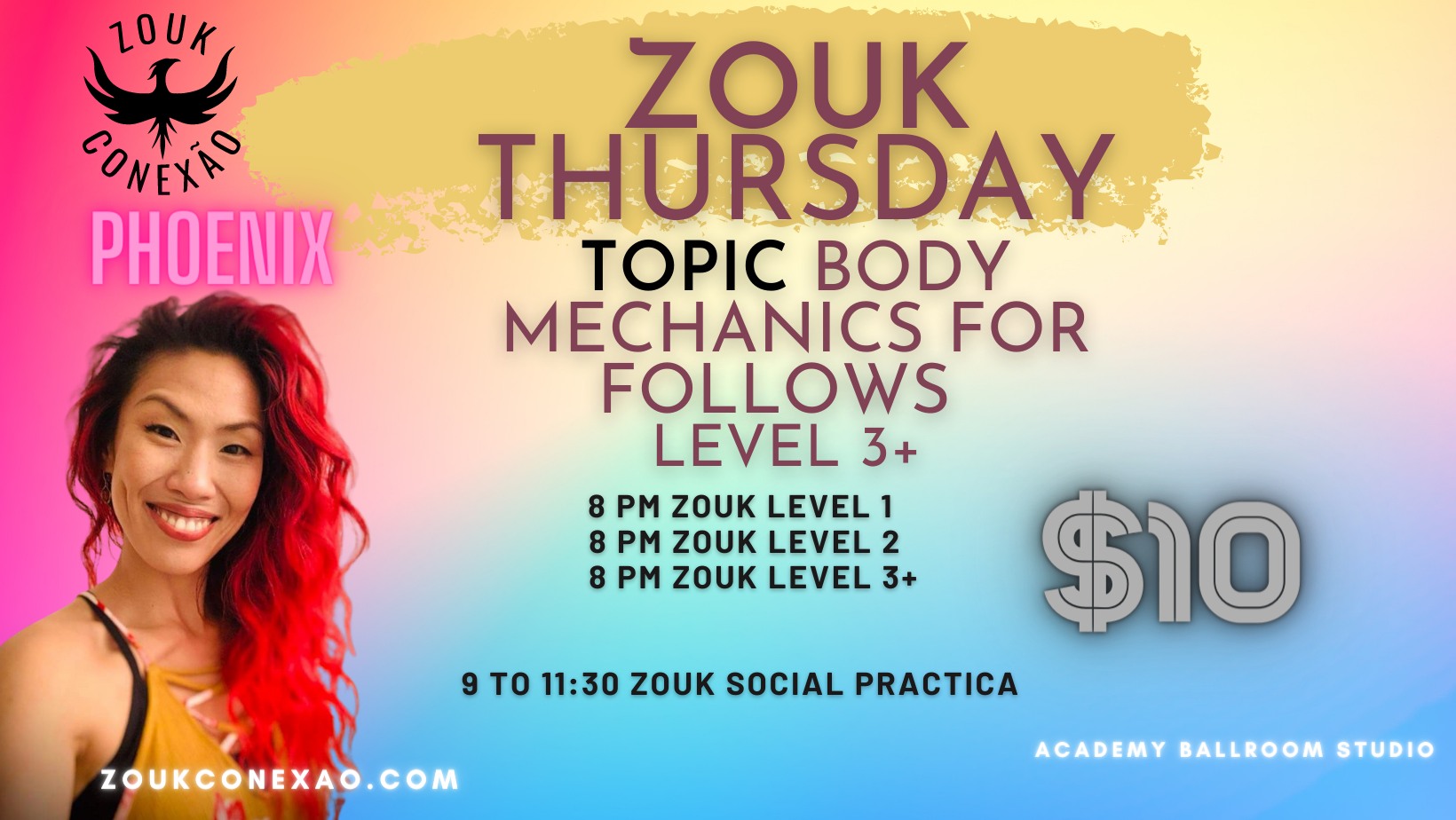 Brazilian Zouk Dance Lessons and Social Practica