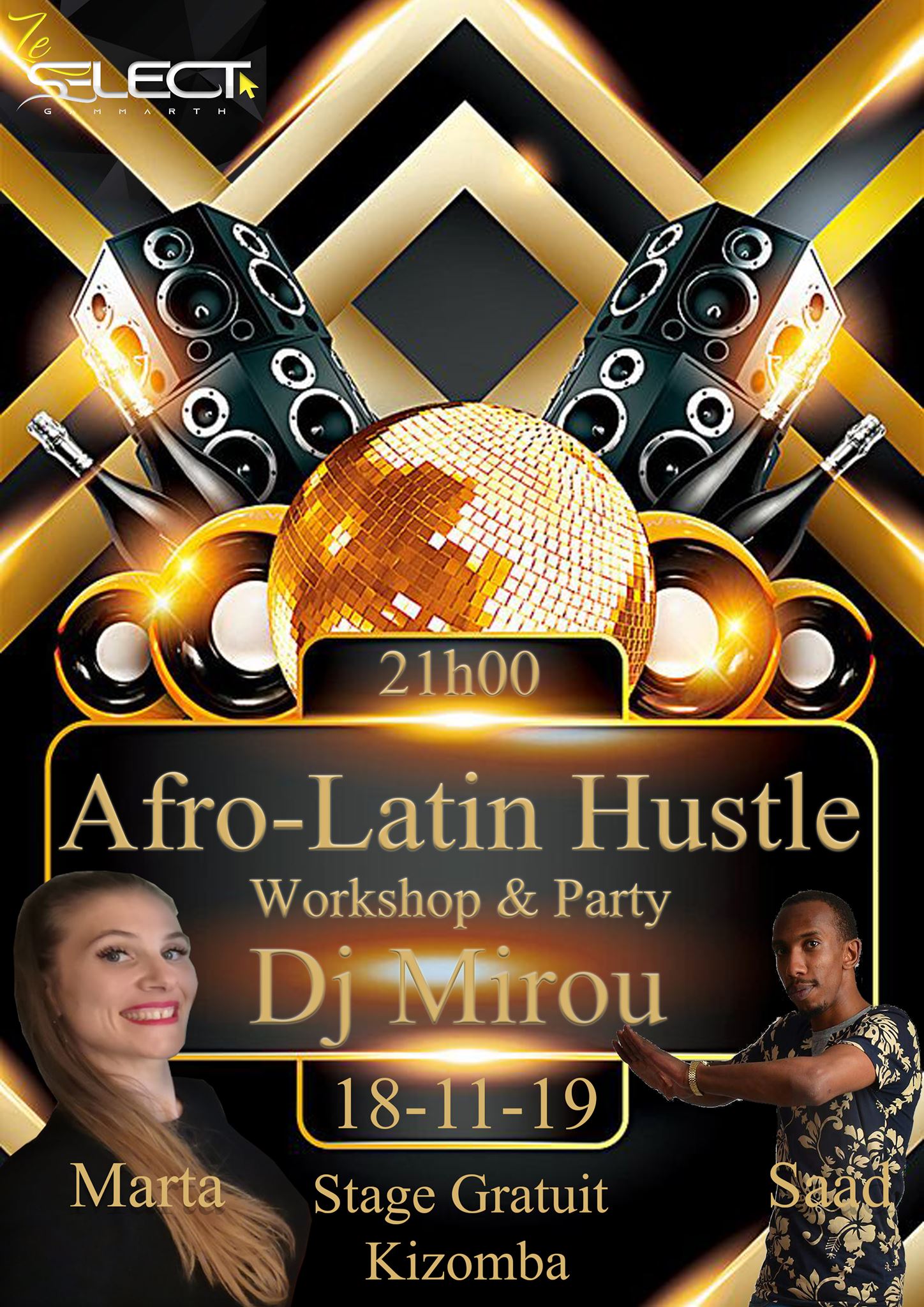 Afro Latin Hustle 6th Workshop Kizomba with Marta y Saad