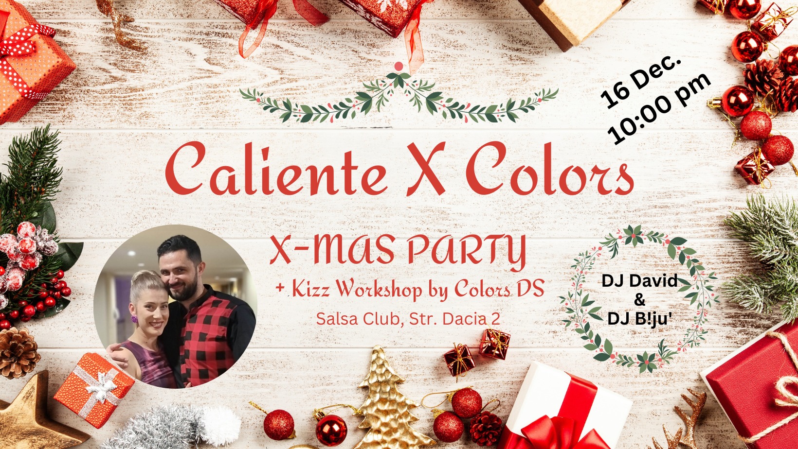 Caliente X Colors X-MAS Party + Workshop