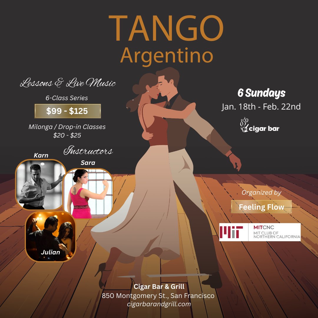 MIT Club Tango Dance Series : Cigar Bar, San Francisco