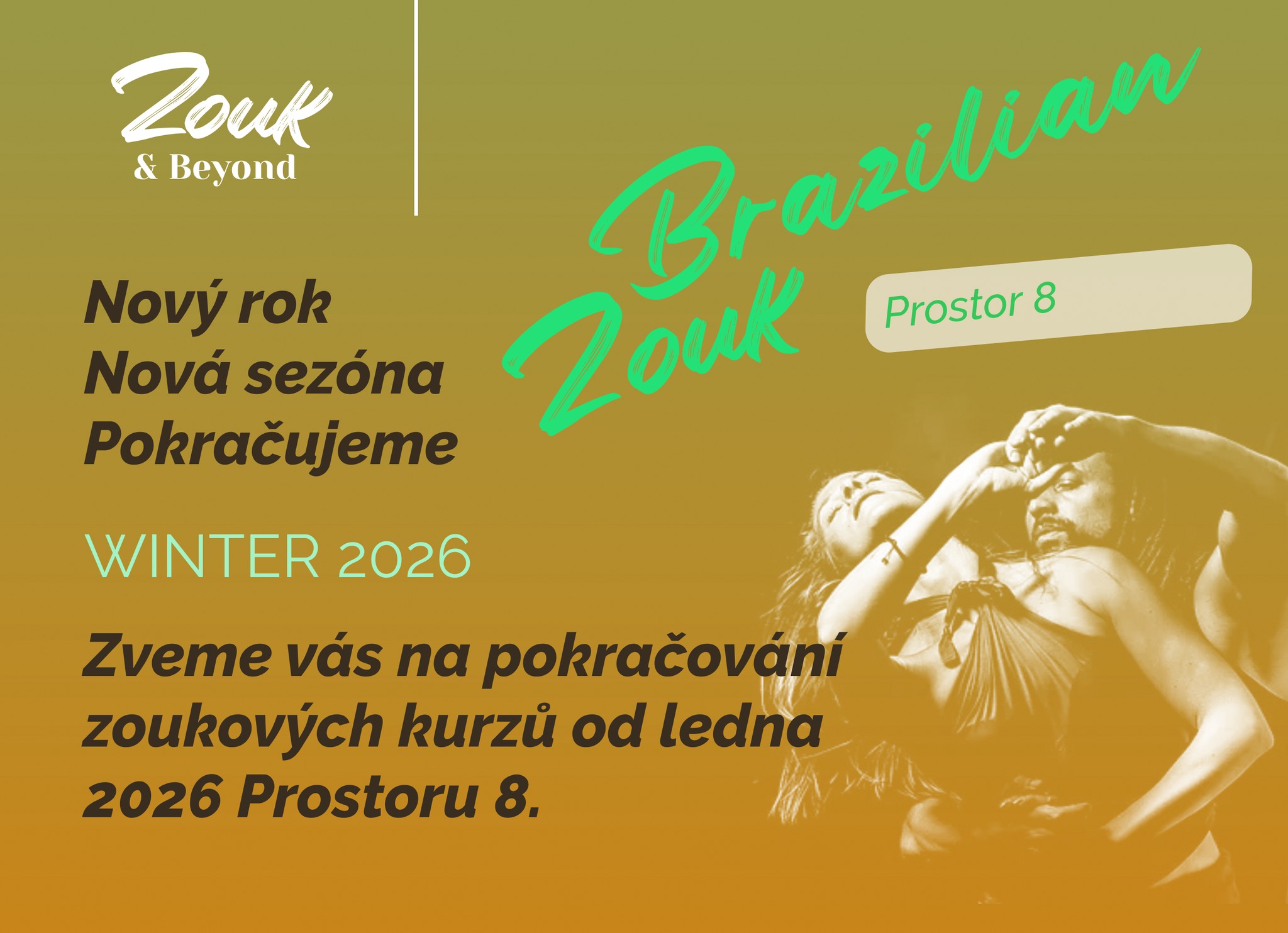 💃 Brazilian Zouk Prague Kurzy 2026 pokračujeme