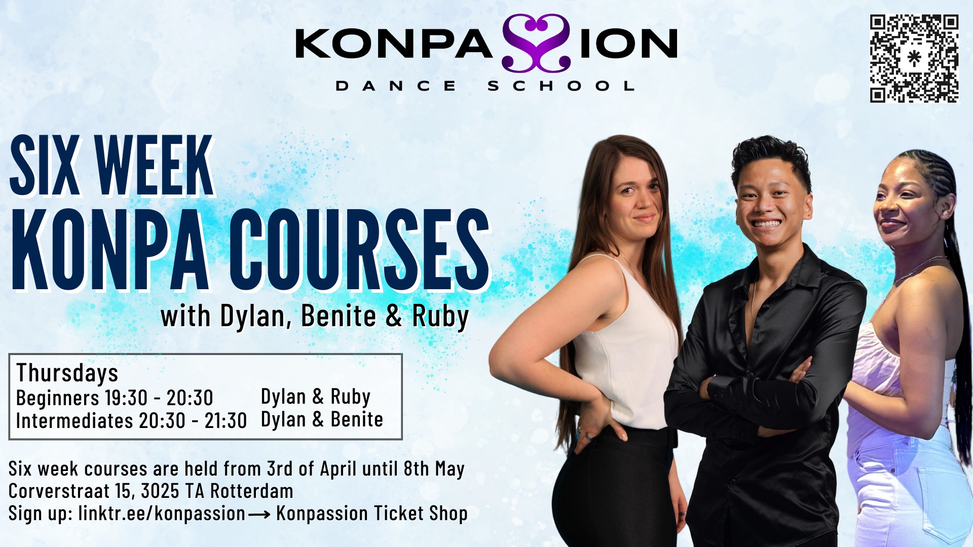 Konpassion April - May Six Week Konpa Courses for Beginners & Intermediates