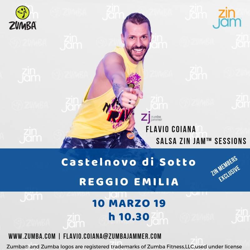 Salsa ZIN Jam™ Session a Castelnovo di Sotto RE con Zj Flavio C