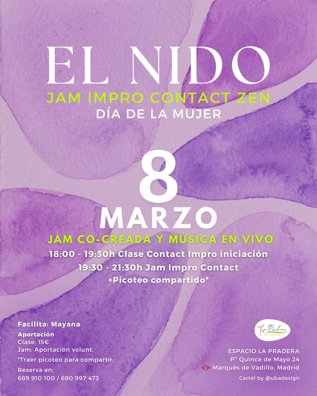 EL NIDO. Especial Día de La Mujer - Jam Impro Contact Zen