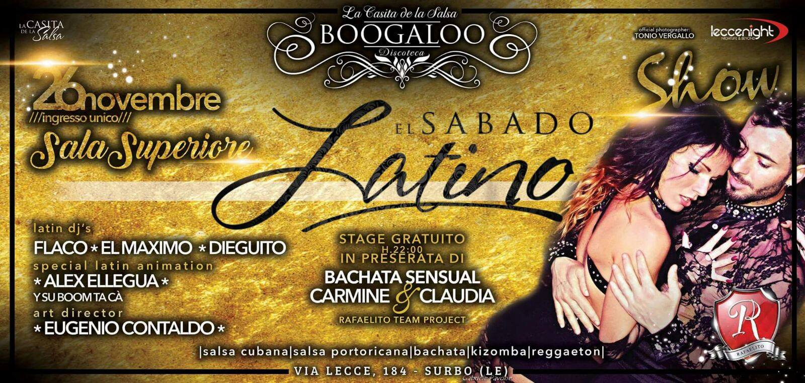 Boogaloo sala superiore (Stage bachata sensual)