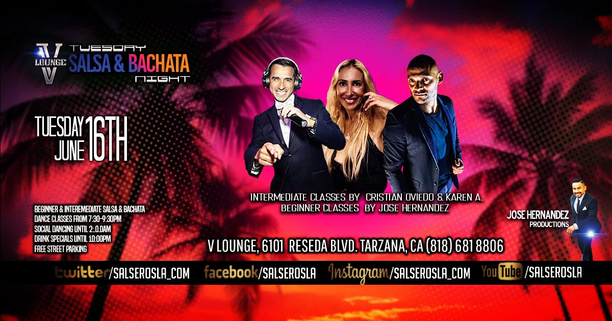 Salsa and Bachata Tuesdays - dance classes and social dancing