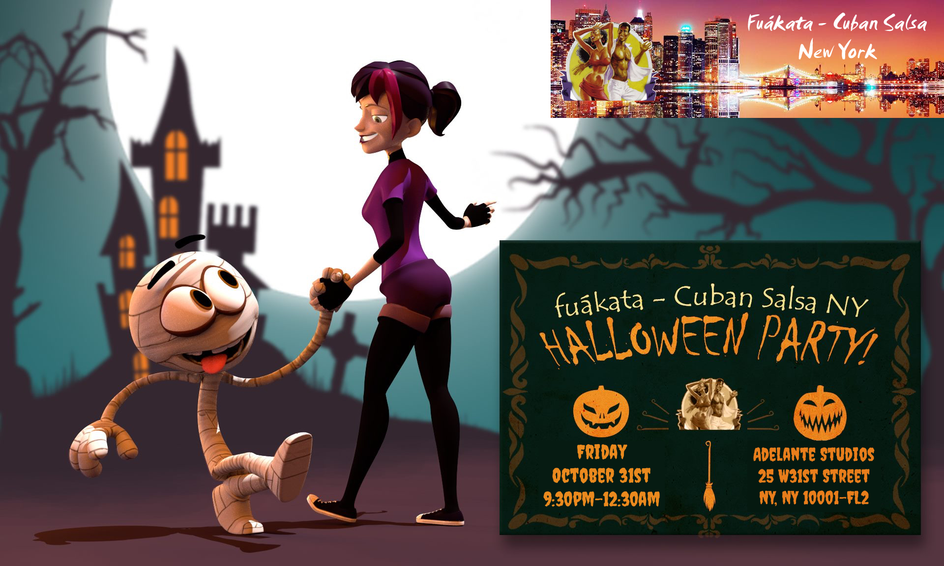 Halloween Cuban Salsa Costume Party