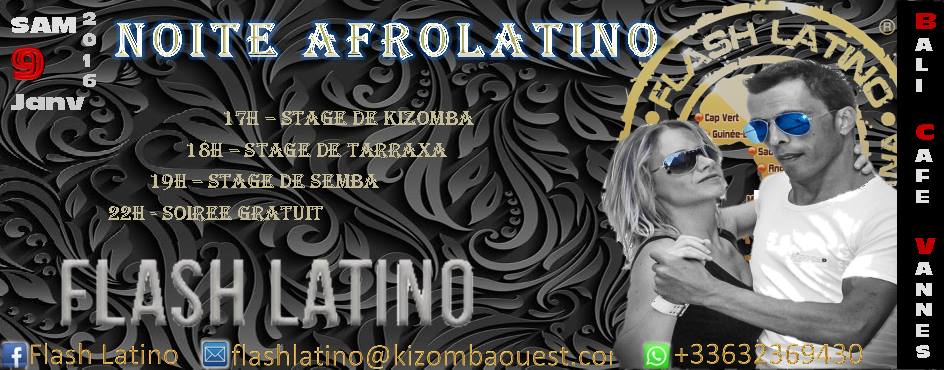 Stages de kizomba + Soirée Afrolatino (gratuit) au Bali Café à Vannes