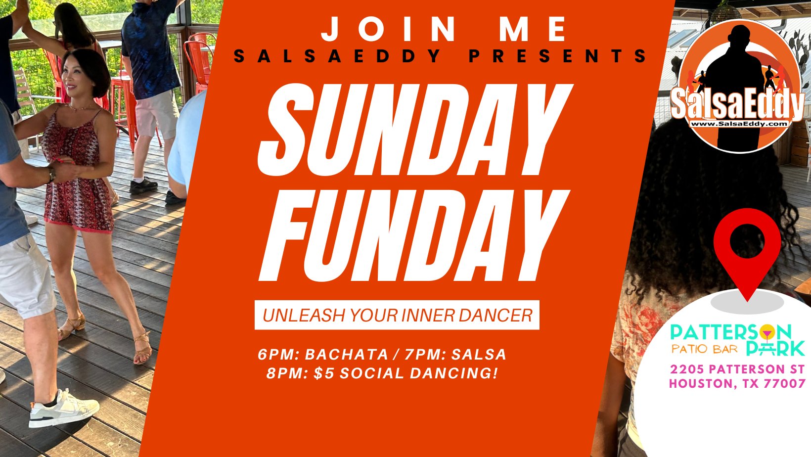 Unleash Your Inner Dancer at Patterson Park with Salsa & Bachata on Sundays @ 6pm!