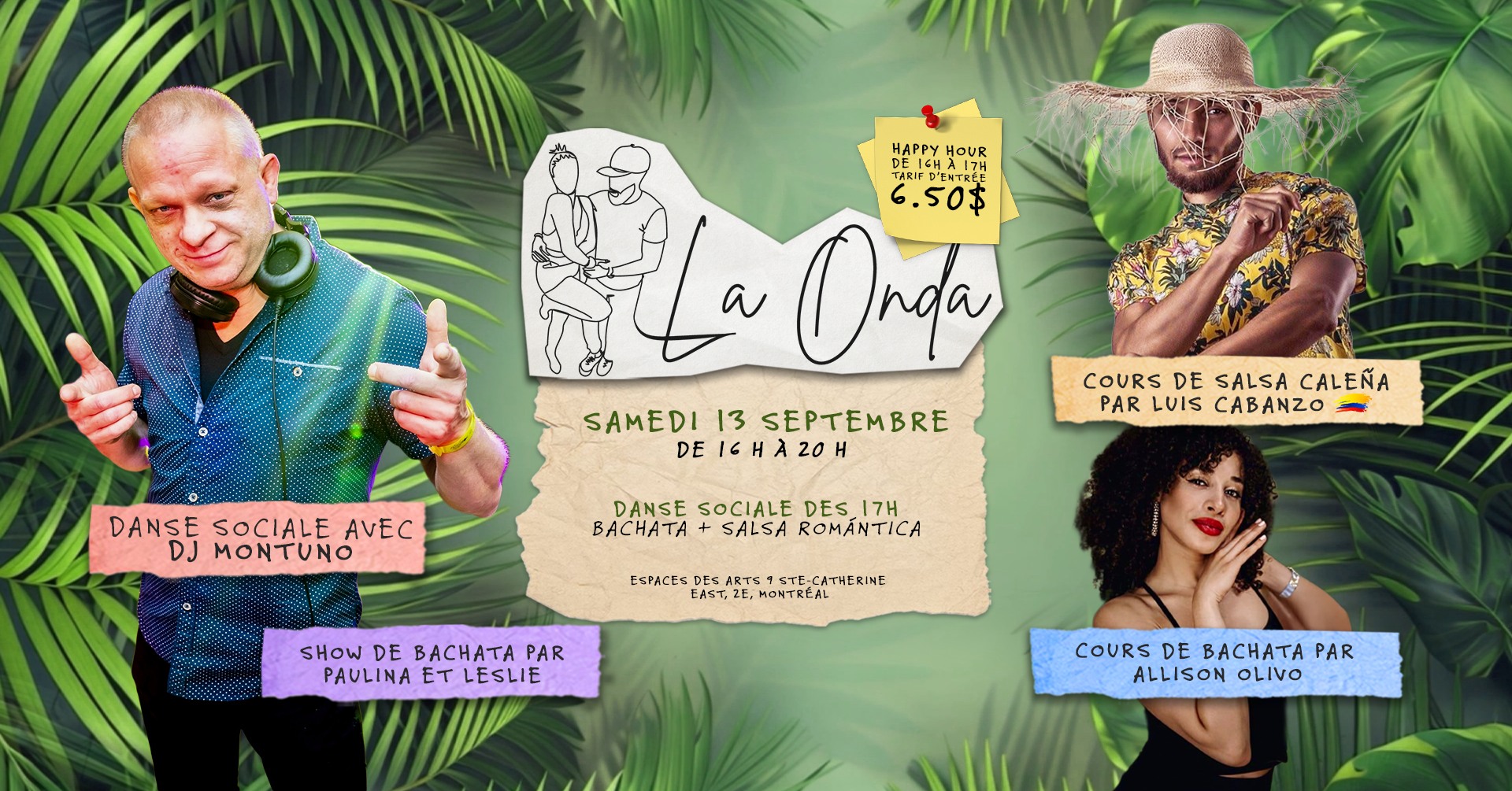 La Onda - 13 Septembre (Salsa 🇨🇴 et Bachata) ✨💚