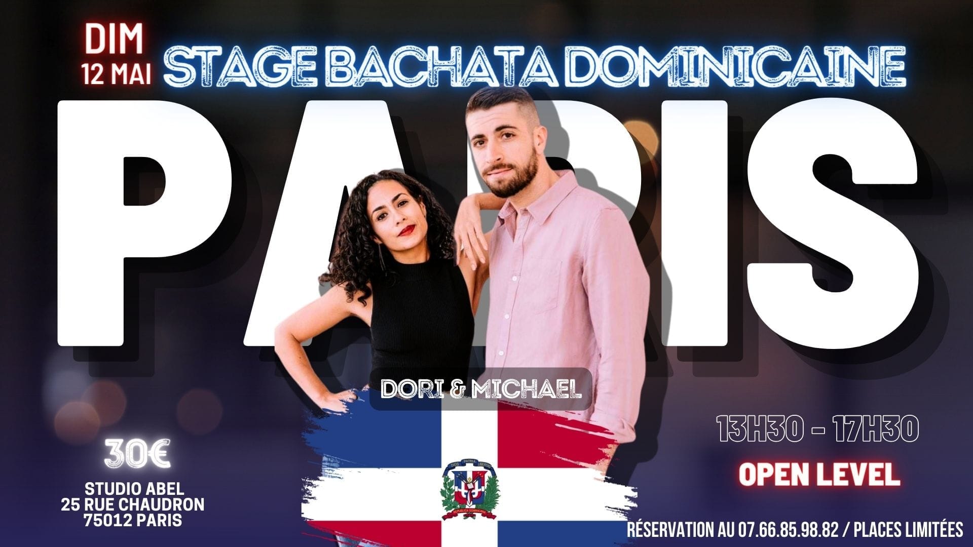 Stage de Bachata Dominicaine avec Michael & Dori