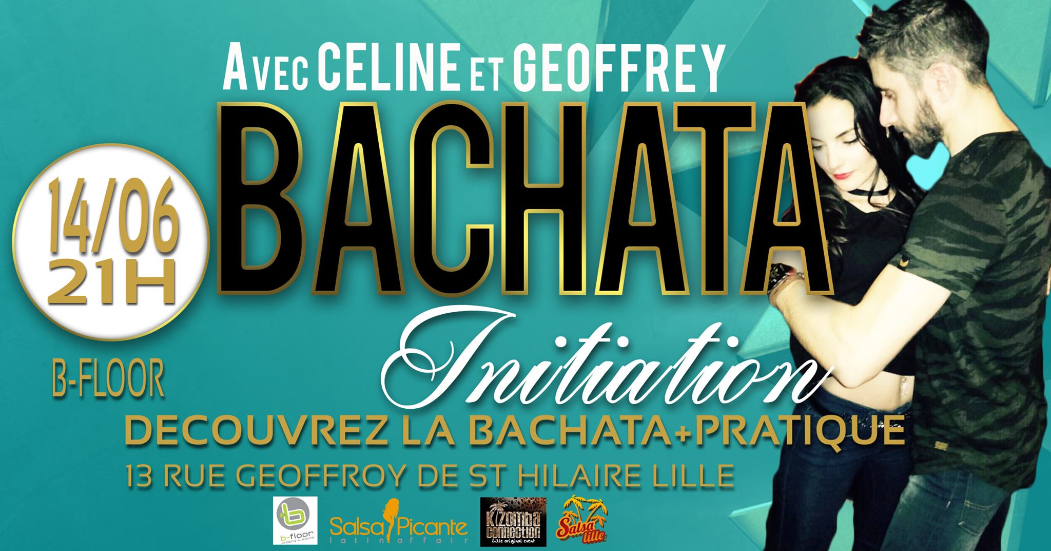 Bachata cours découverte www.salsa-picante.fr B-Floor Lille