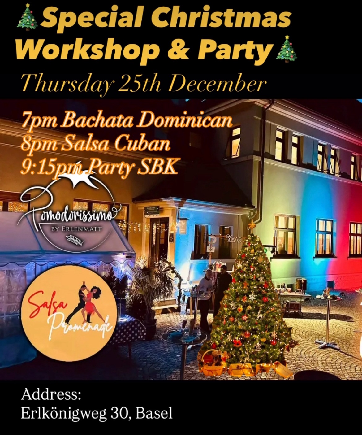Special Christmas Cuban Salsa, Bachata Classes and Social Dance