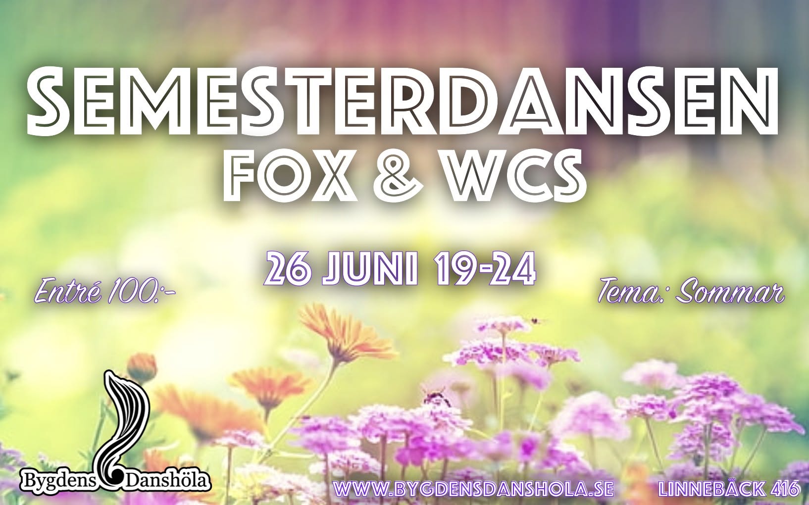 Fox & WCS Night - Tema: Sommar (2 DANSGOLV)