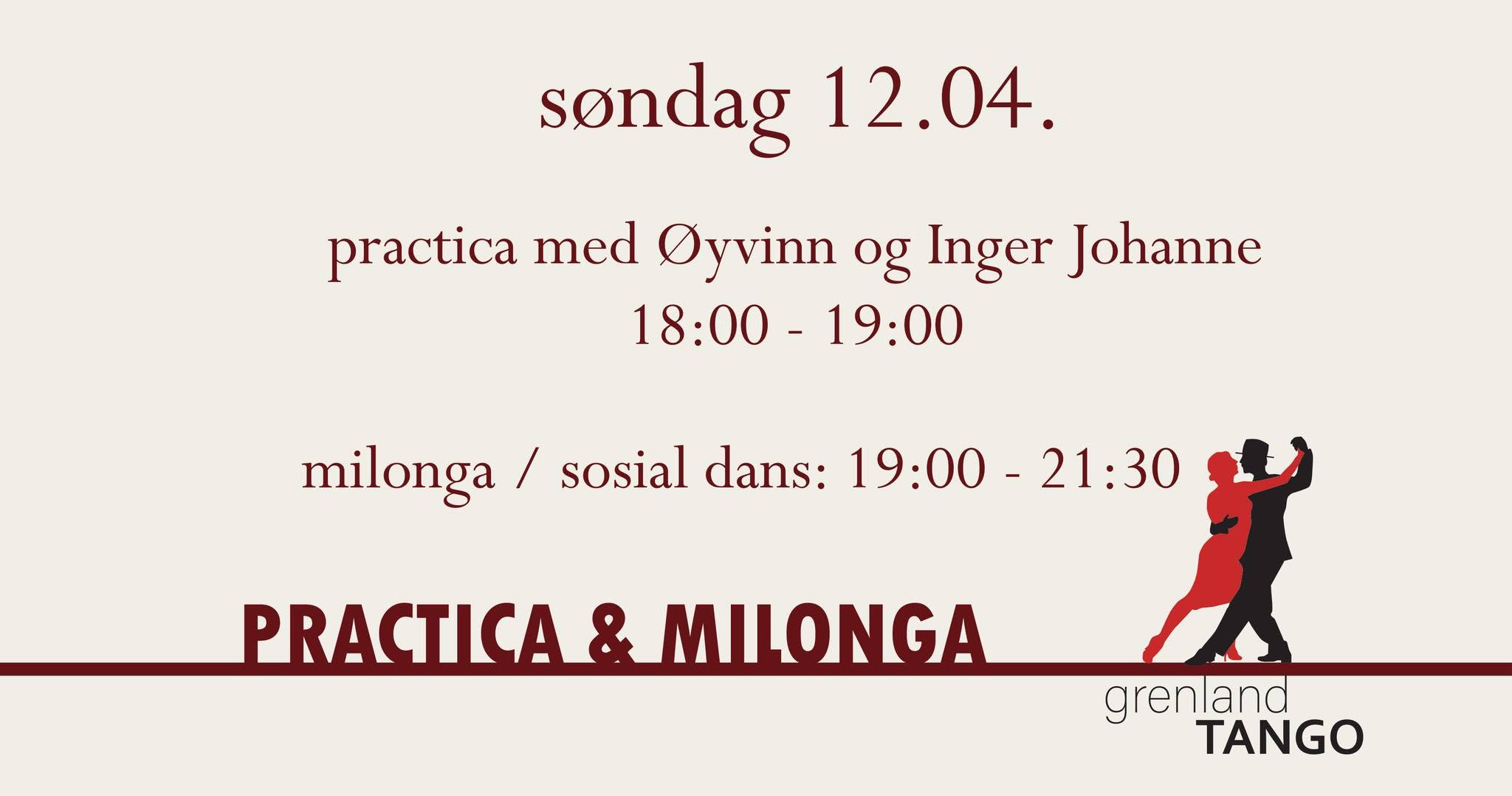 Practica og milonga 12.04.