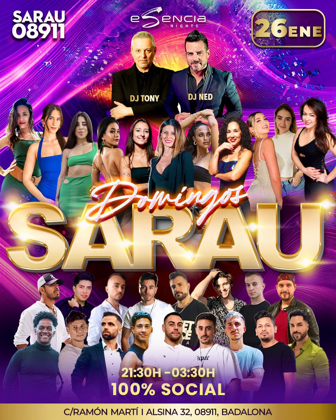 Sarau - Bachata y Salsa - By Esencia Nights