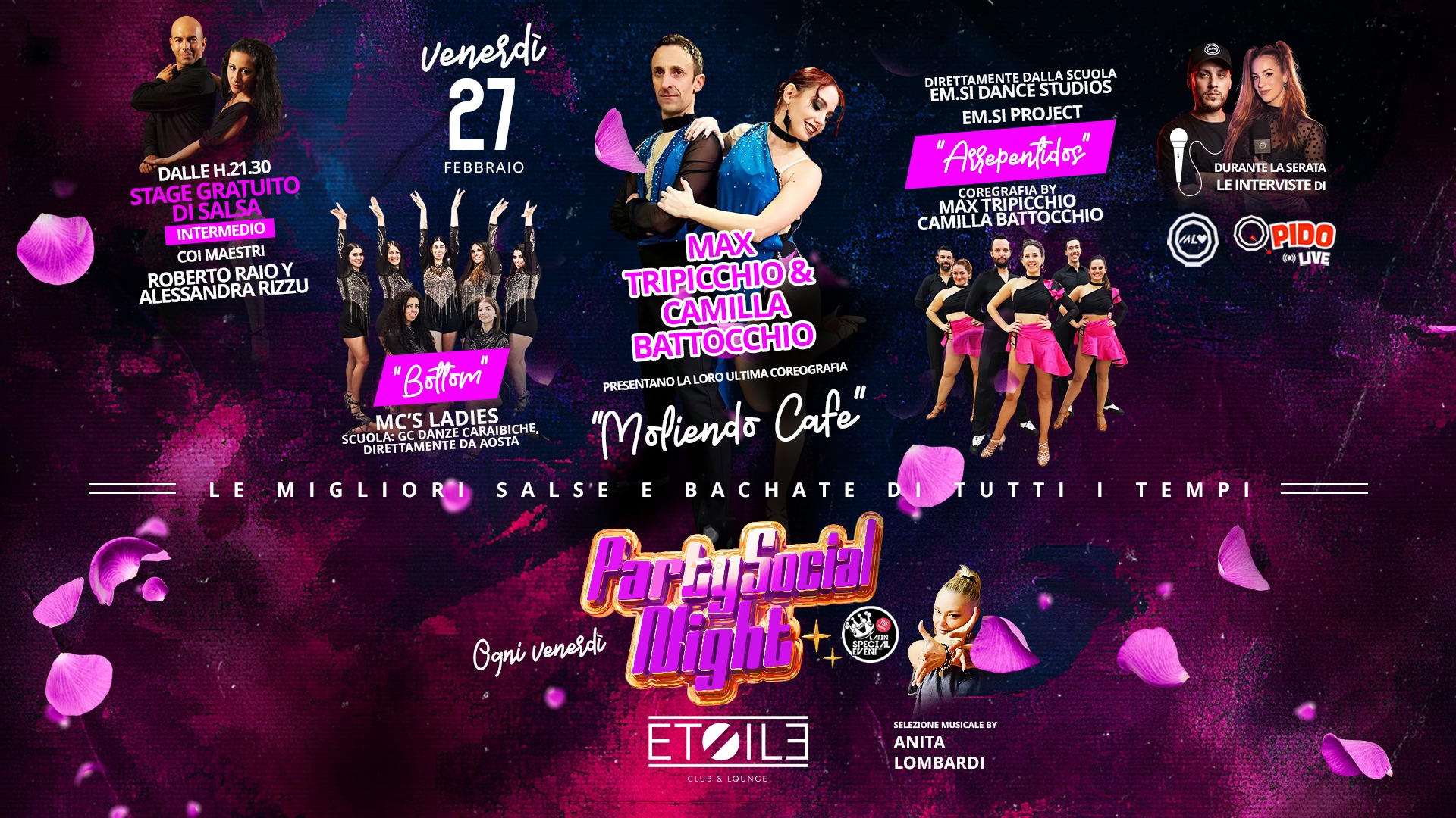 VENERDÌ 27 FEBBRAIO 💃🏻🕺🏿 PARTY SOCIAL NIGHT