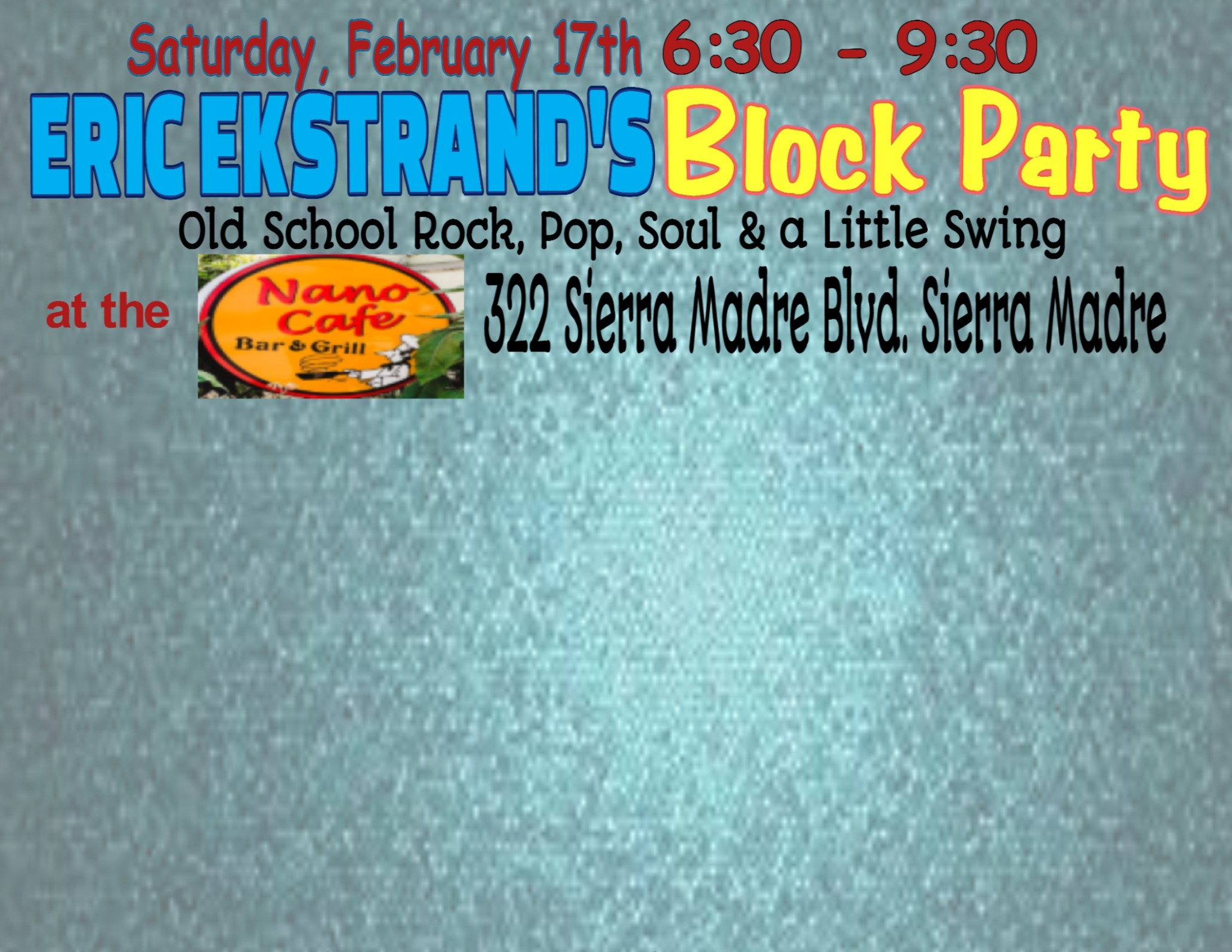 Eric Ekstrand's Block Party at the Nano