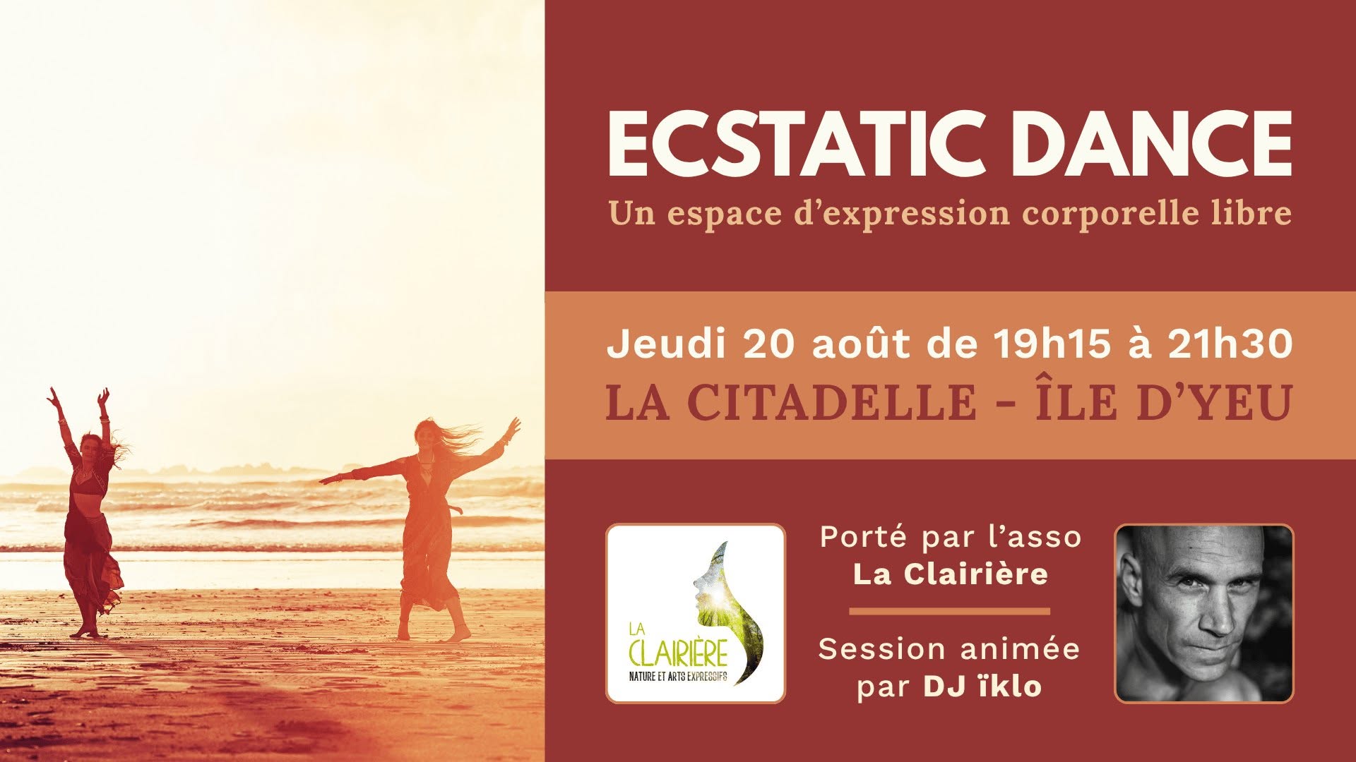 Ecstatic Dance à La Citadelle - Île d'Yeu