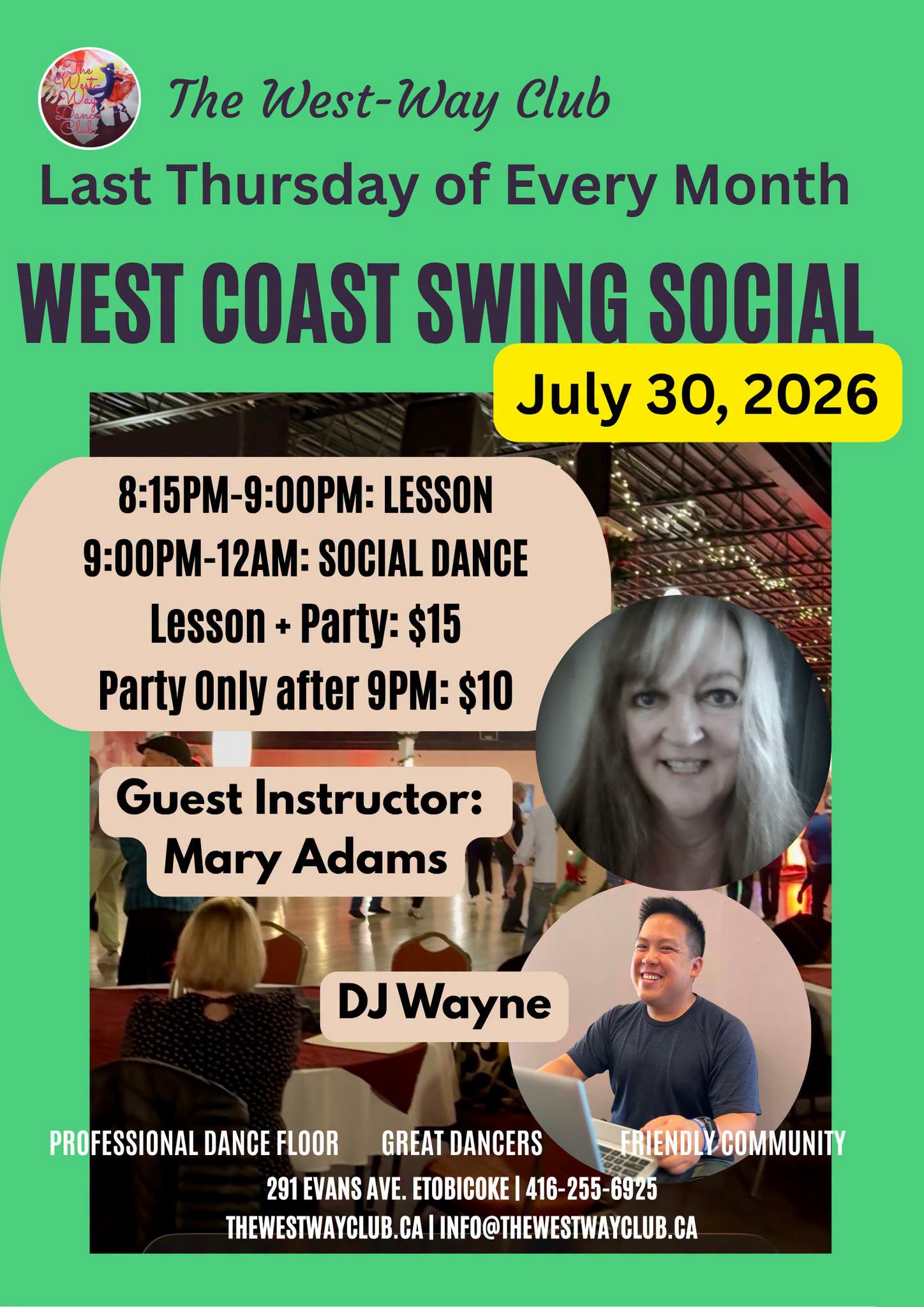 West Coast Swing Social@West-Way